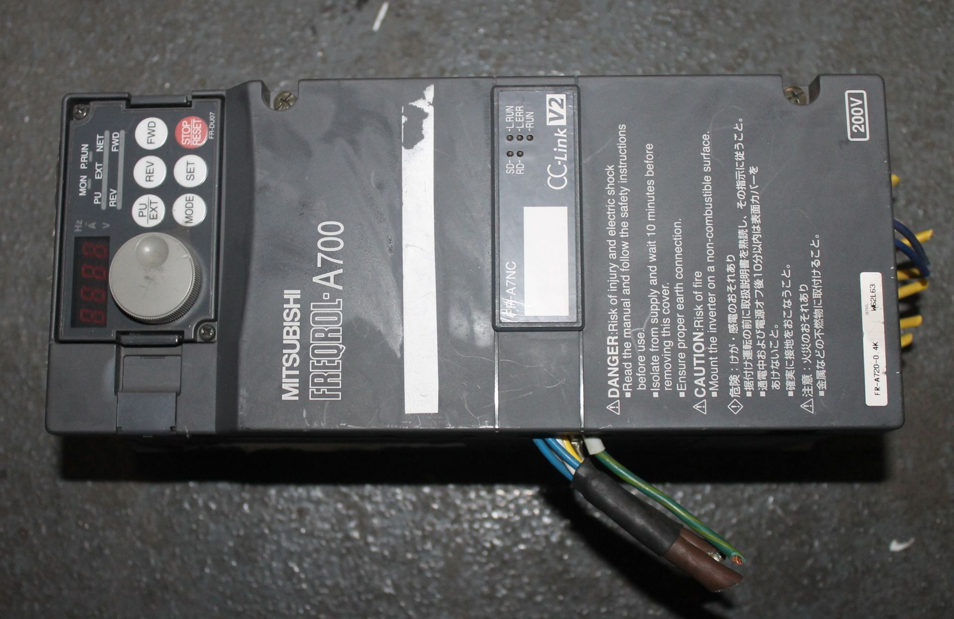 MITSUBISHI FREQROL-A700 INVERTER,