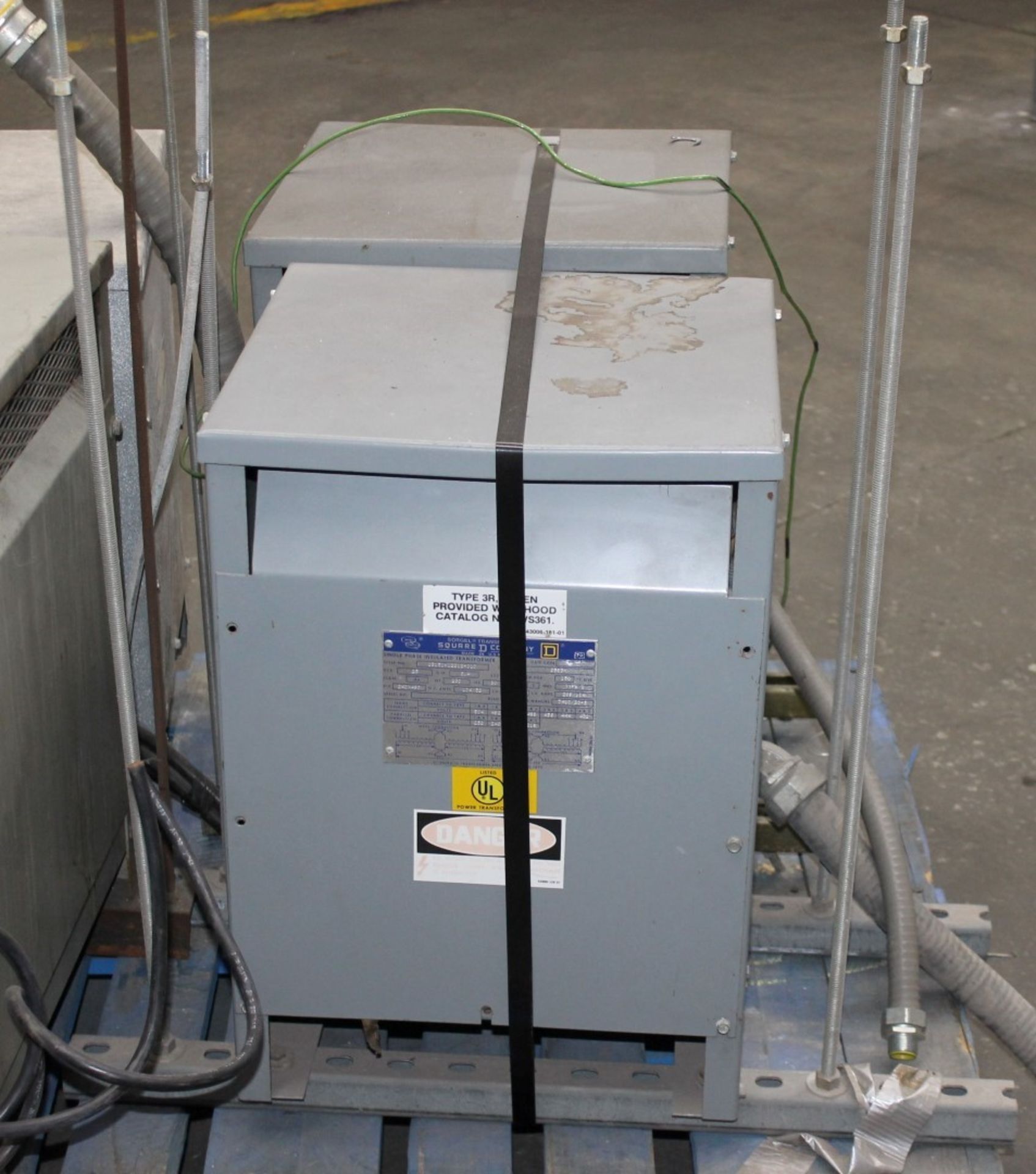 SQUARE D COMPANY 25 KVA TRANSFORMER - Image 3 of 3