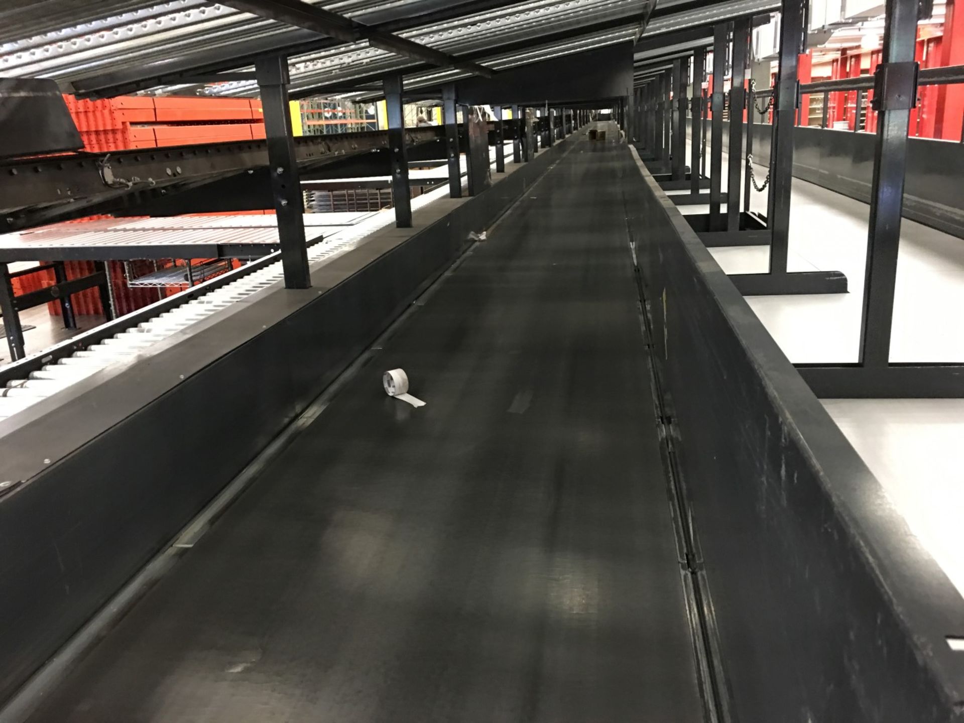 273 FT OF TRASH LINE CONVEYOR SYSTEM. 42""W (CHECK VIDEO)