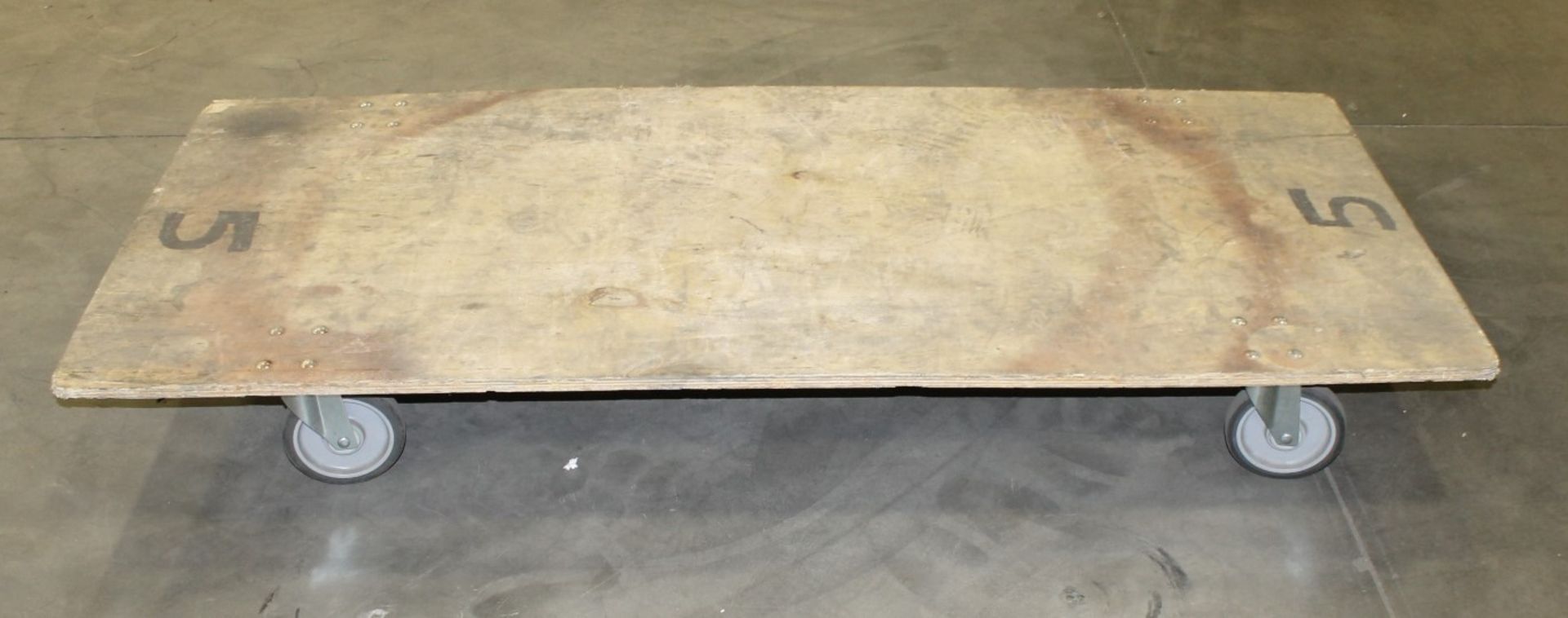 30" X 68" WOODEN DOLLY