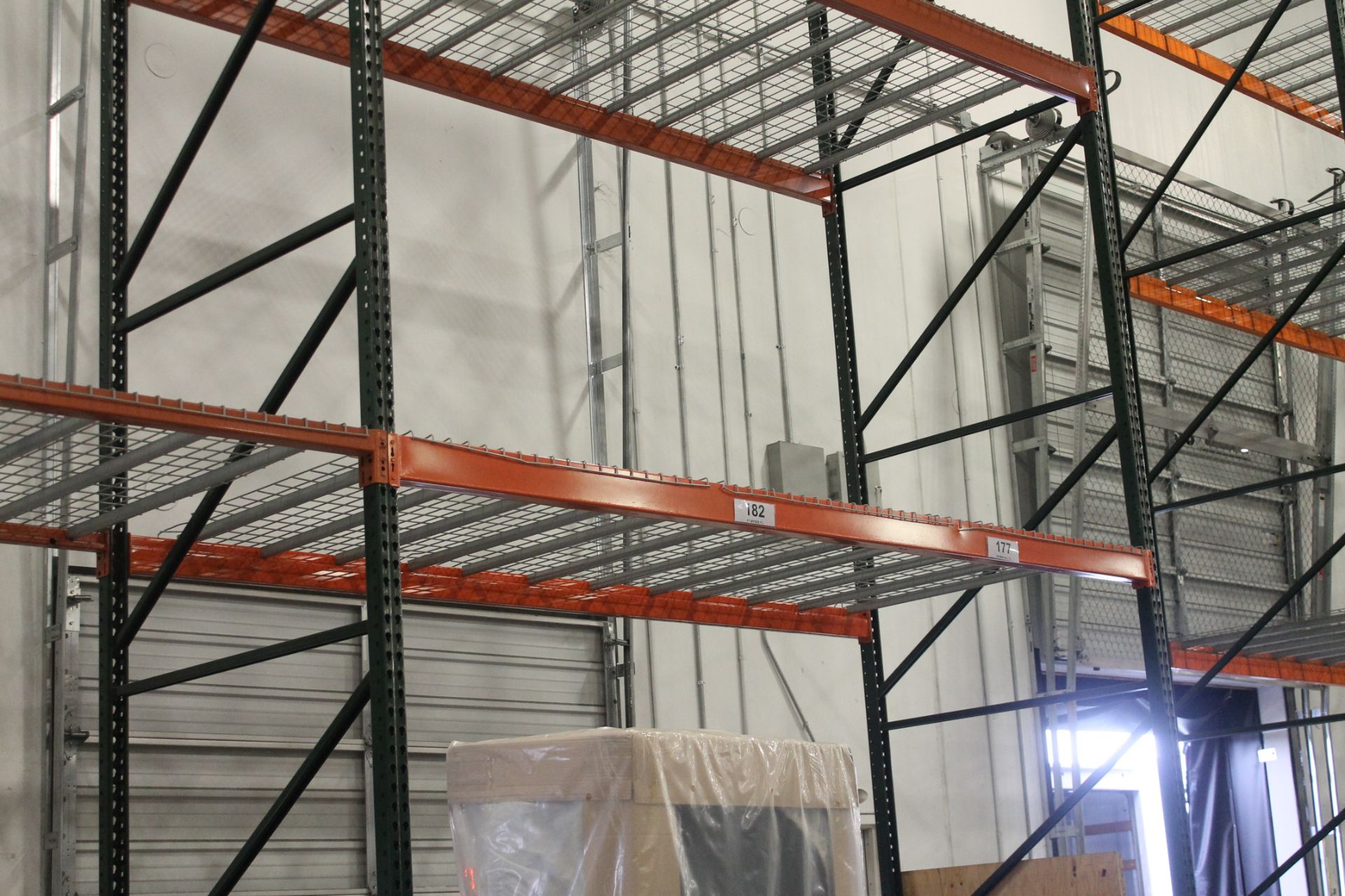 9 SECTION OF OVER-DOCK-DOOR PALLET RACKS, - Image 2 of 2