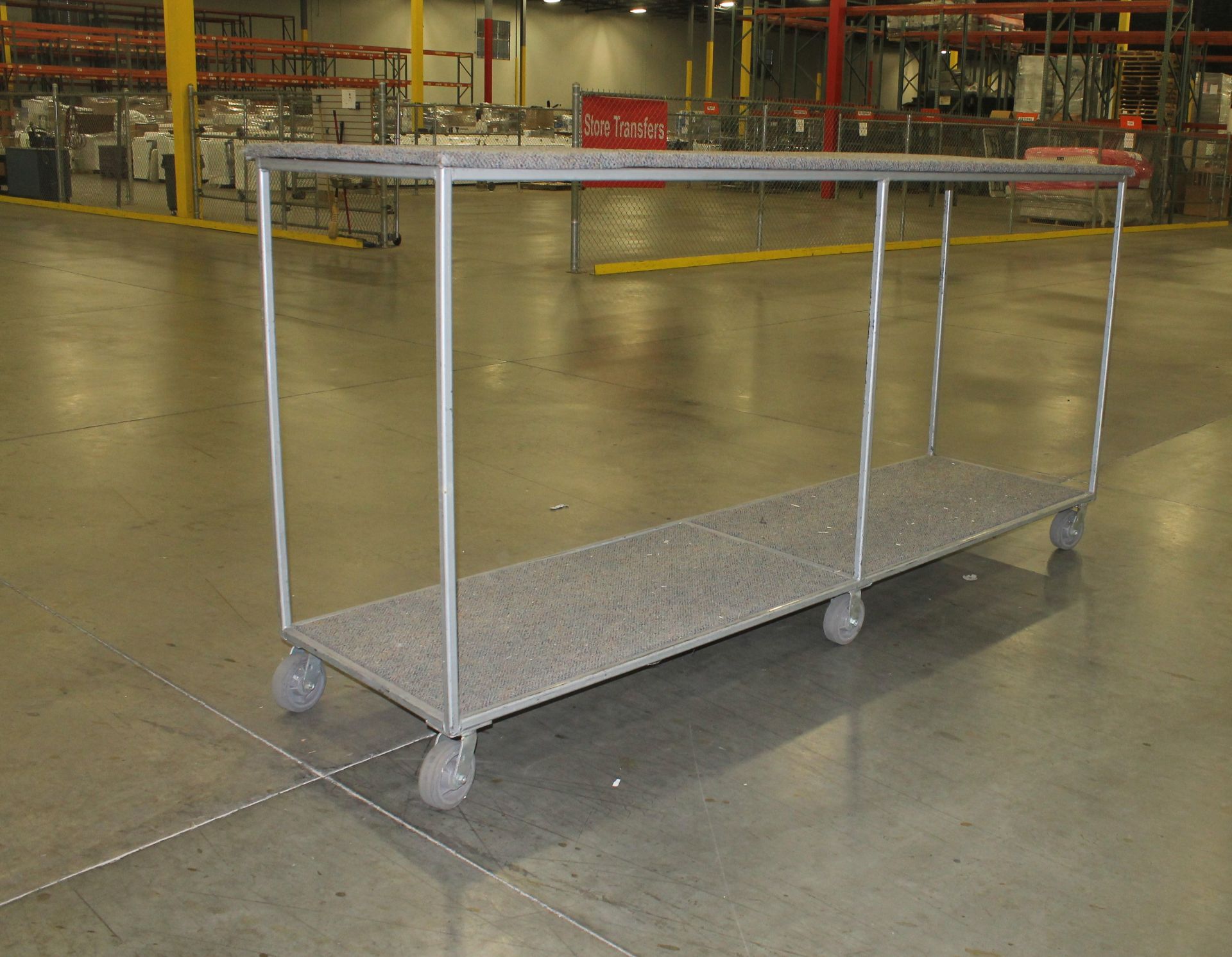 2 SHELF ROLLING WORKING CART - Image 2 of 2