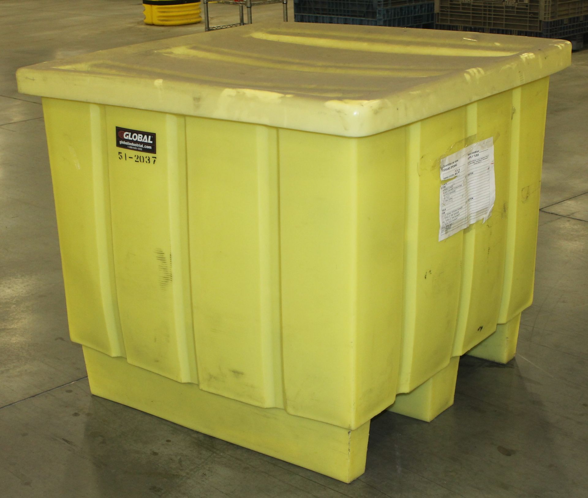 GLOBAL DANDUX PALLET CONTAINER WITH LID, - Image 2 of 2