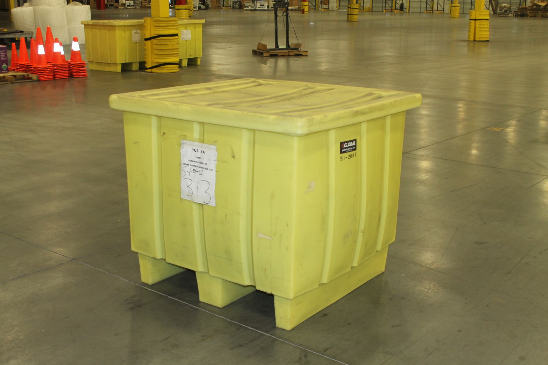 GLOBAL DANDUX PALLET CONTAINER WITH LID, - Image 2 of 2