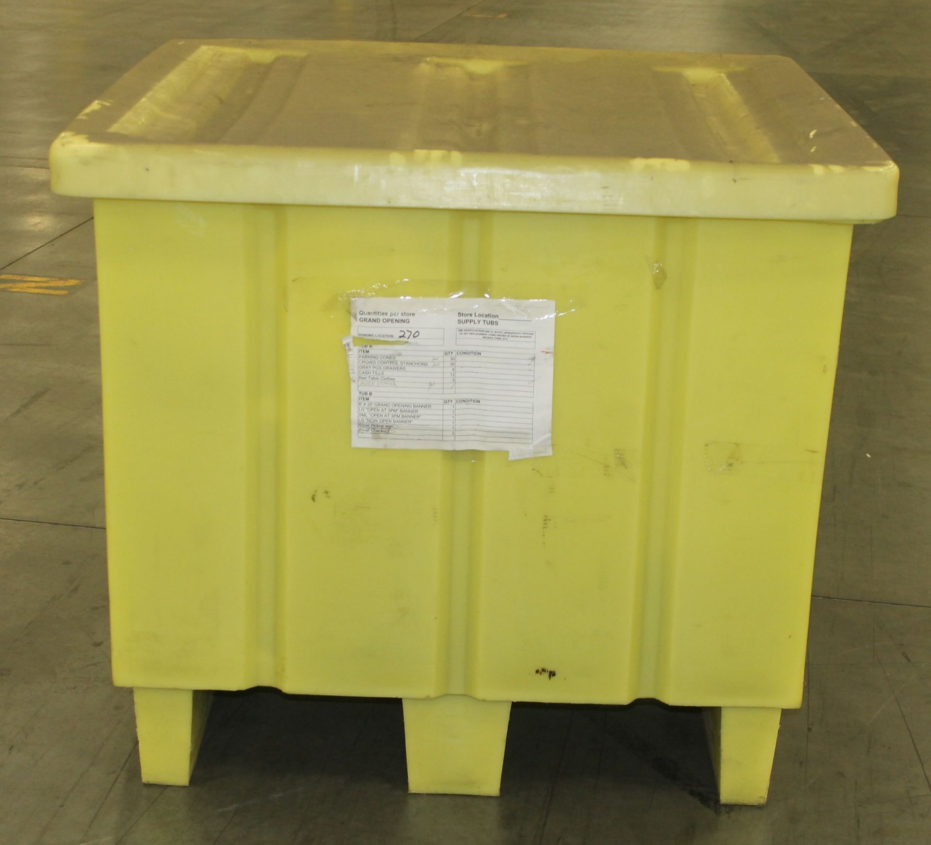 GLOBAL DANDUX PALLET CONTAINER WITH LID,