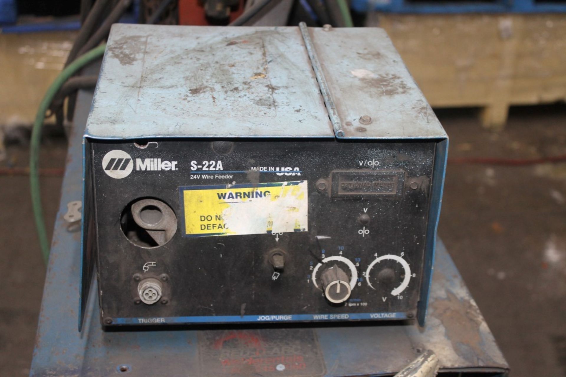 MILLER MILLERMATIC CP-250TS DC ARC WELDER WITH S-22A WIRE FEEDER, - Image 4 of 4