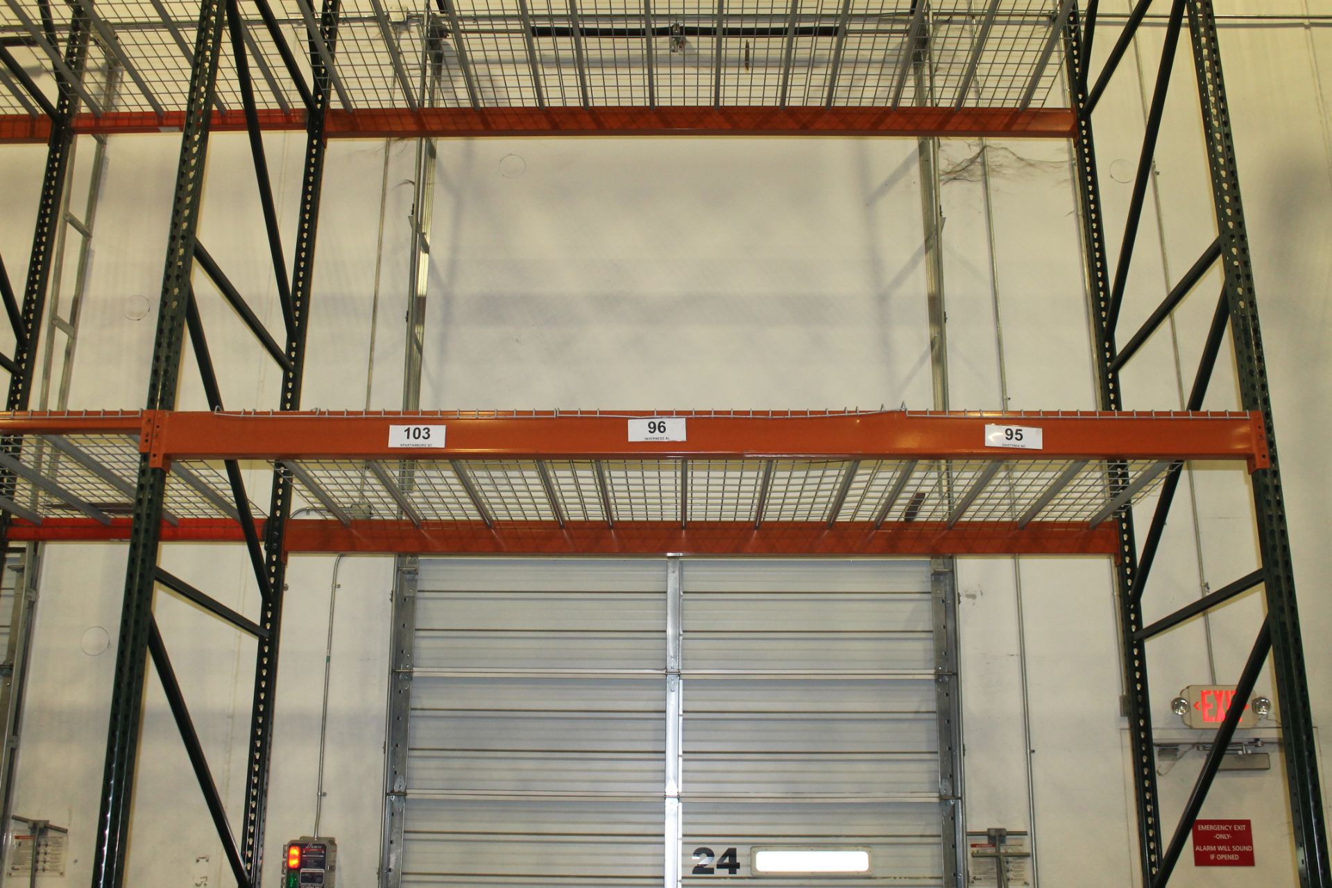 7 SECTION OF OVER-DOCK-DOOR PALLET RACKS, - Image 2 of 3