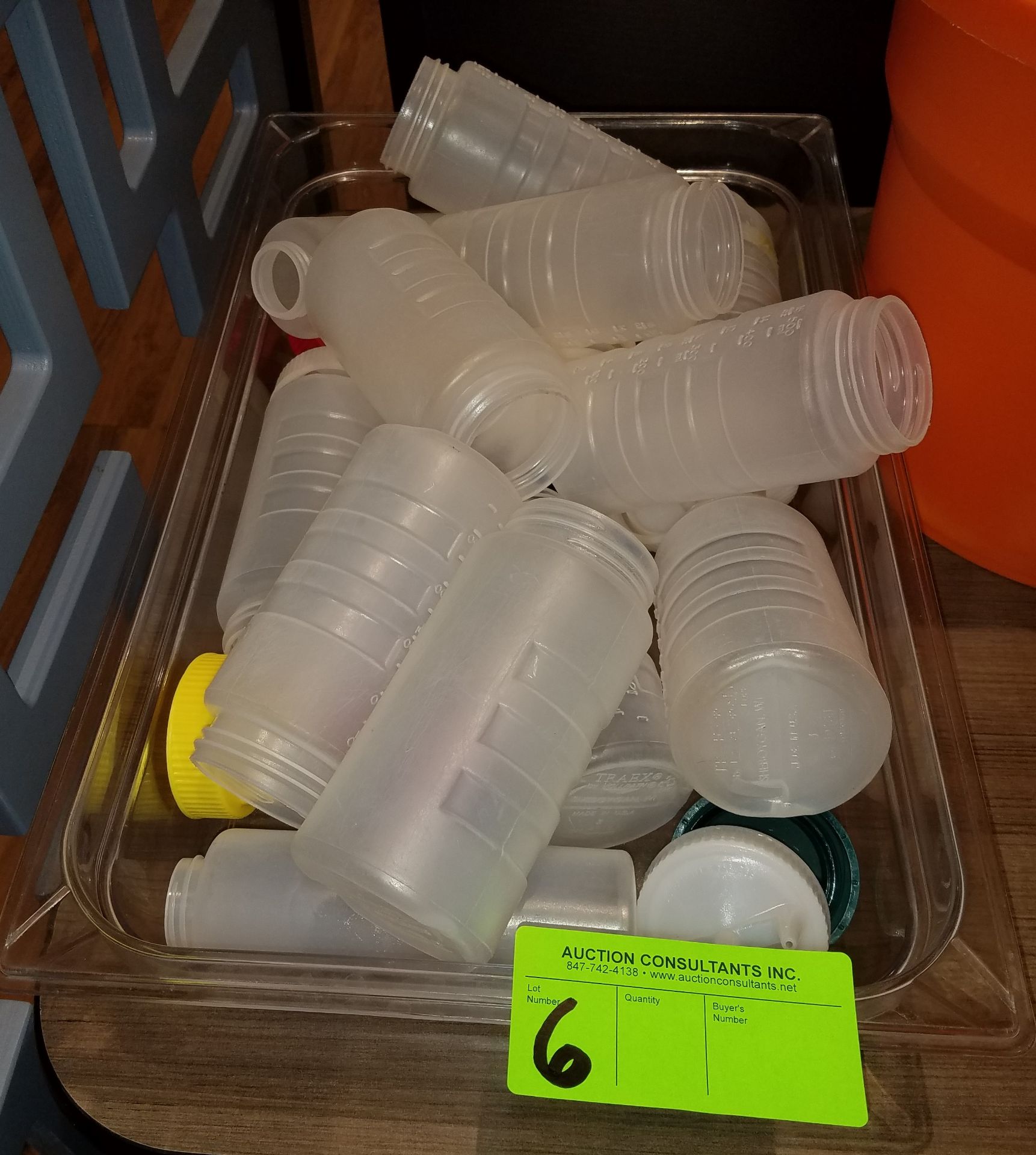 Lot of squeeze bottles with camwar
