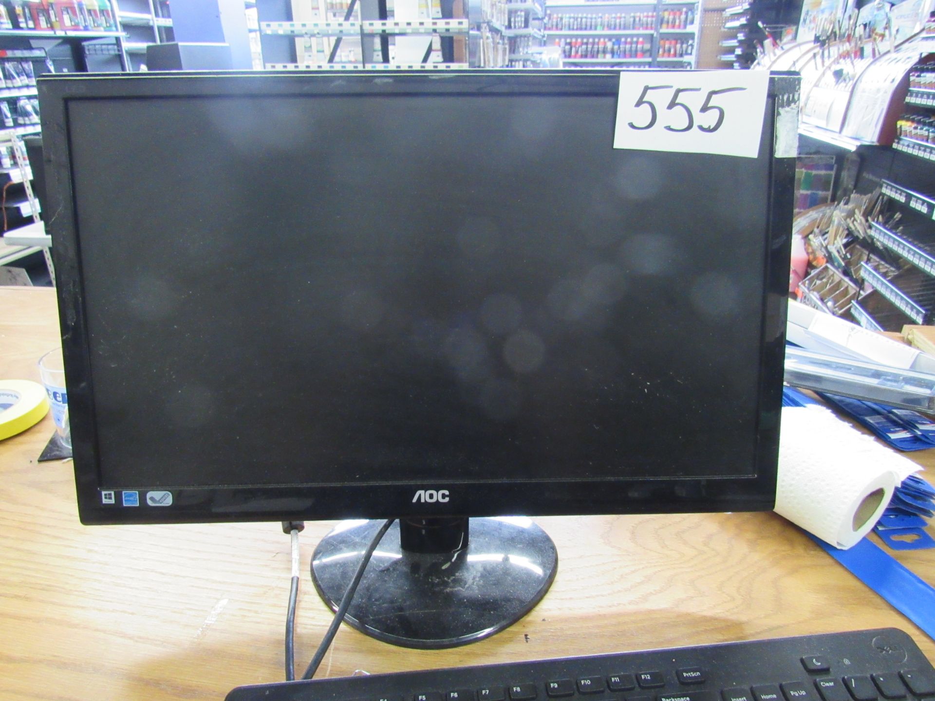 Computer system: Dell serial tag: GCL7HX1; AOC monitor E2252s; Dell Keyboard - Image 4 of 8