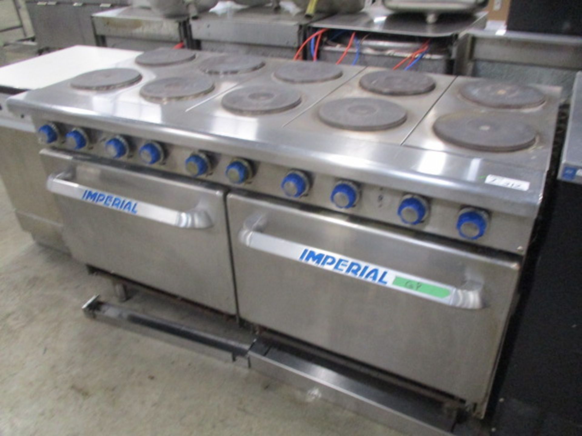 Imperial 10 burner electric stove with 2 ovens