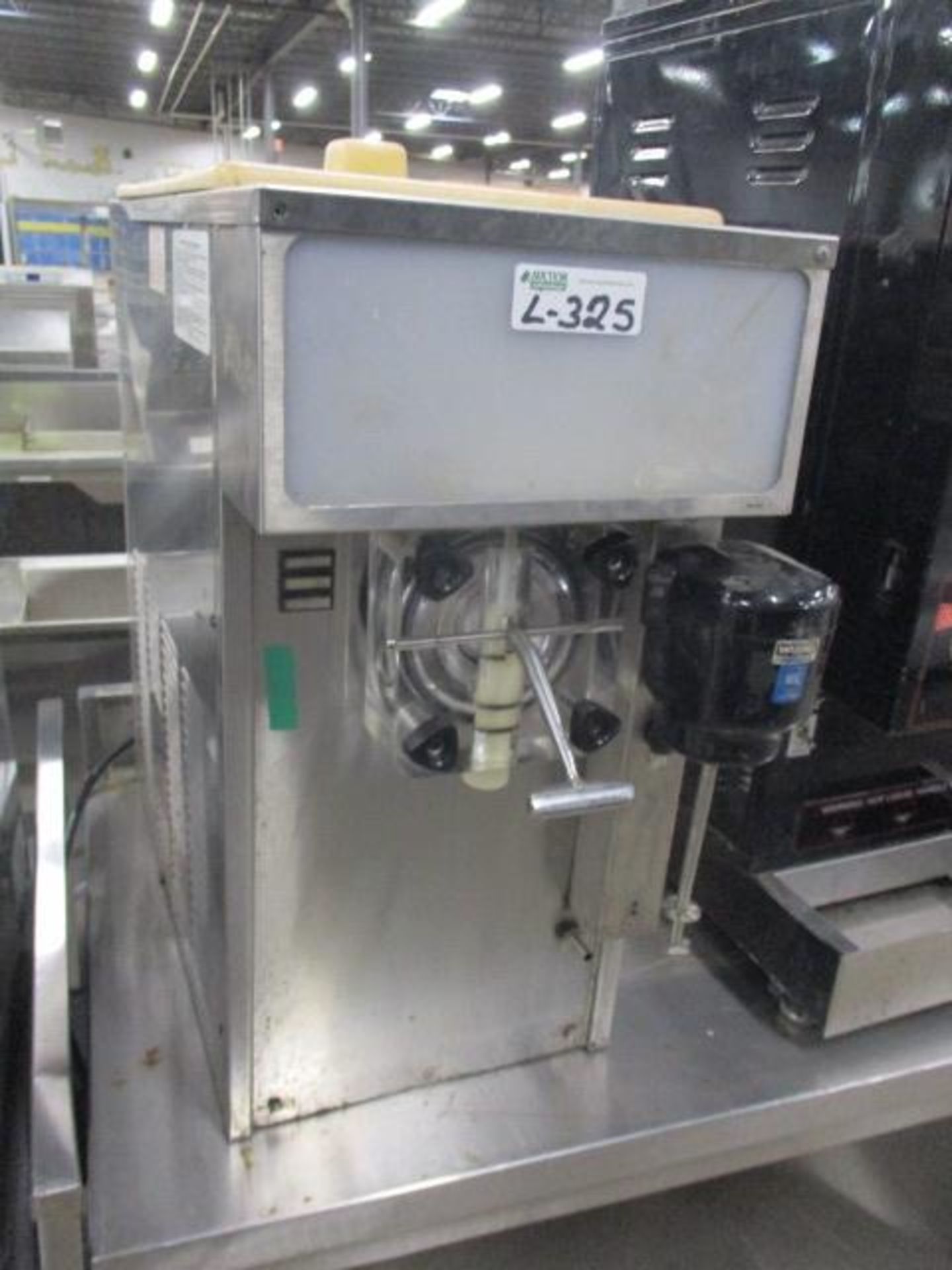 single head soft serve machine with waring blender