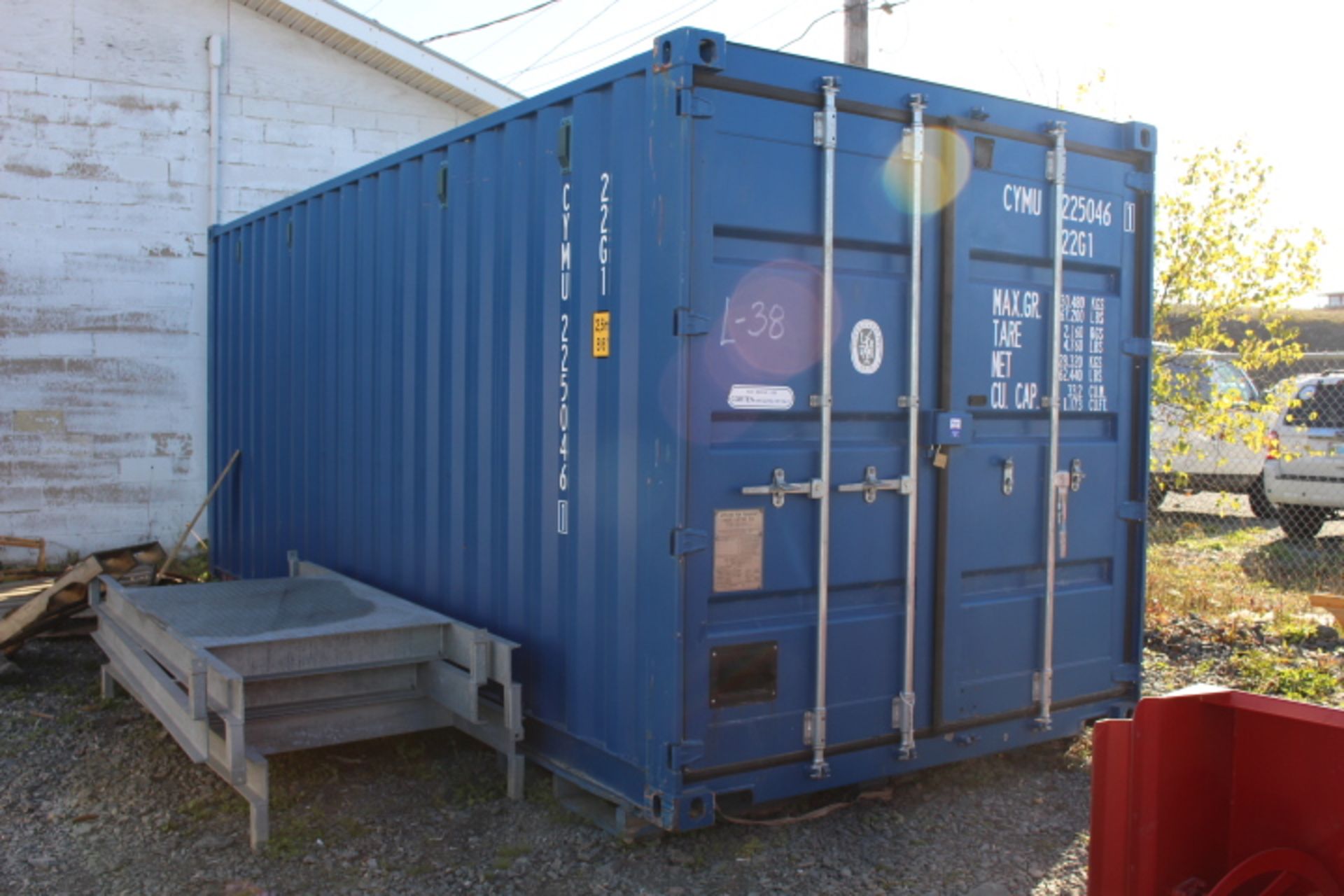 Storage/work sea can 8'6" H x 20' L insulated & wired w/200A panel - Image 2 of 6