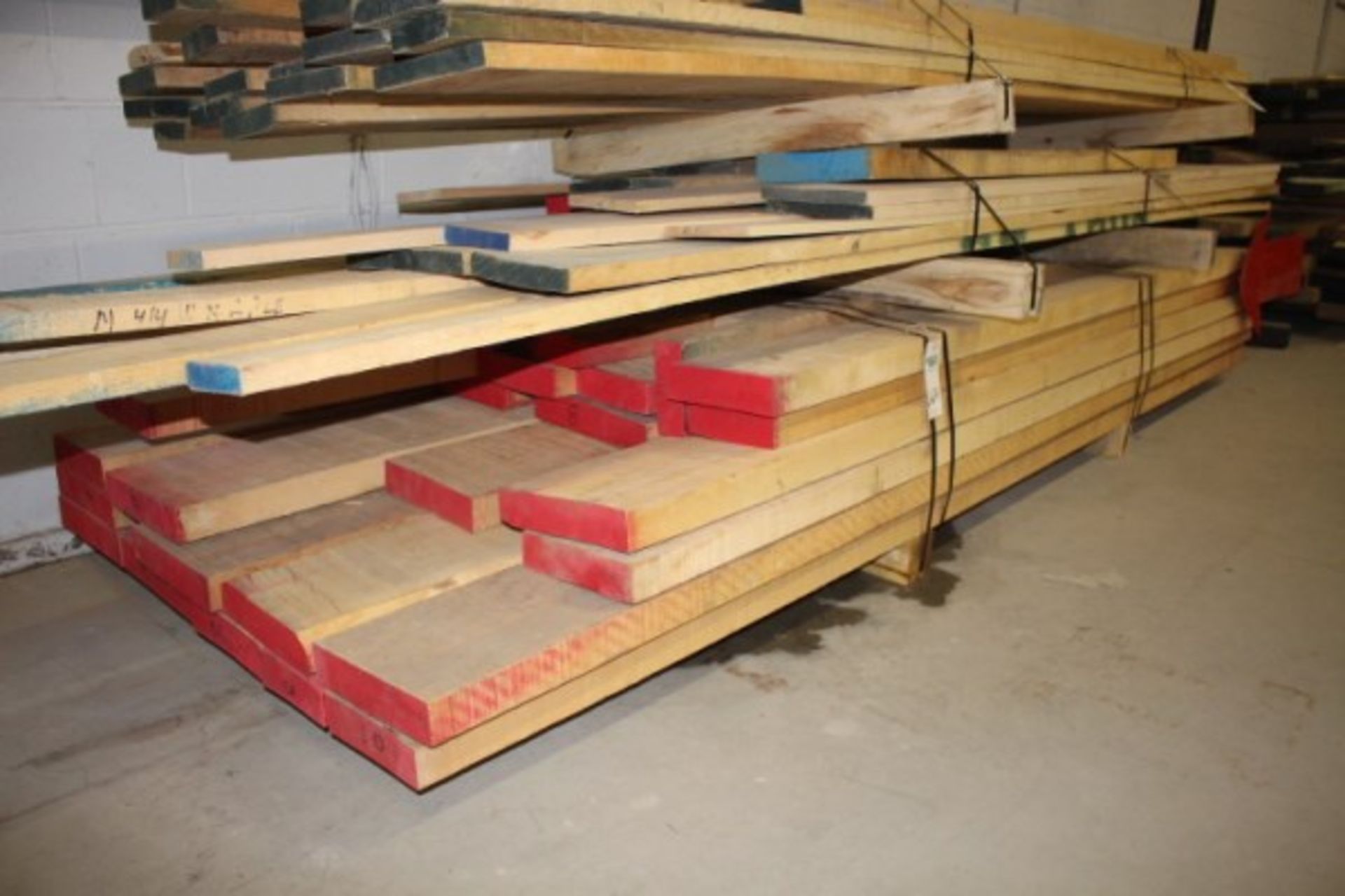 Pallet lot of Birch Rough Cut Lumber ( Approx 327.6 board feet) - Image 2 of 2