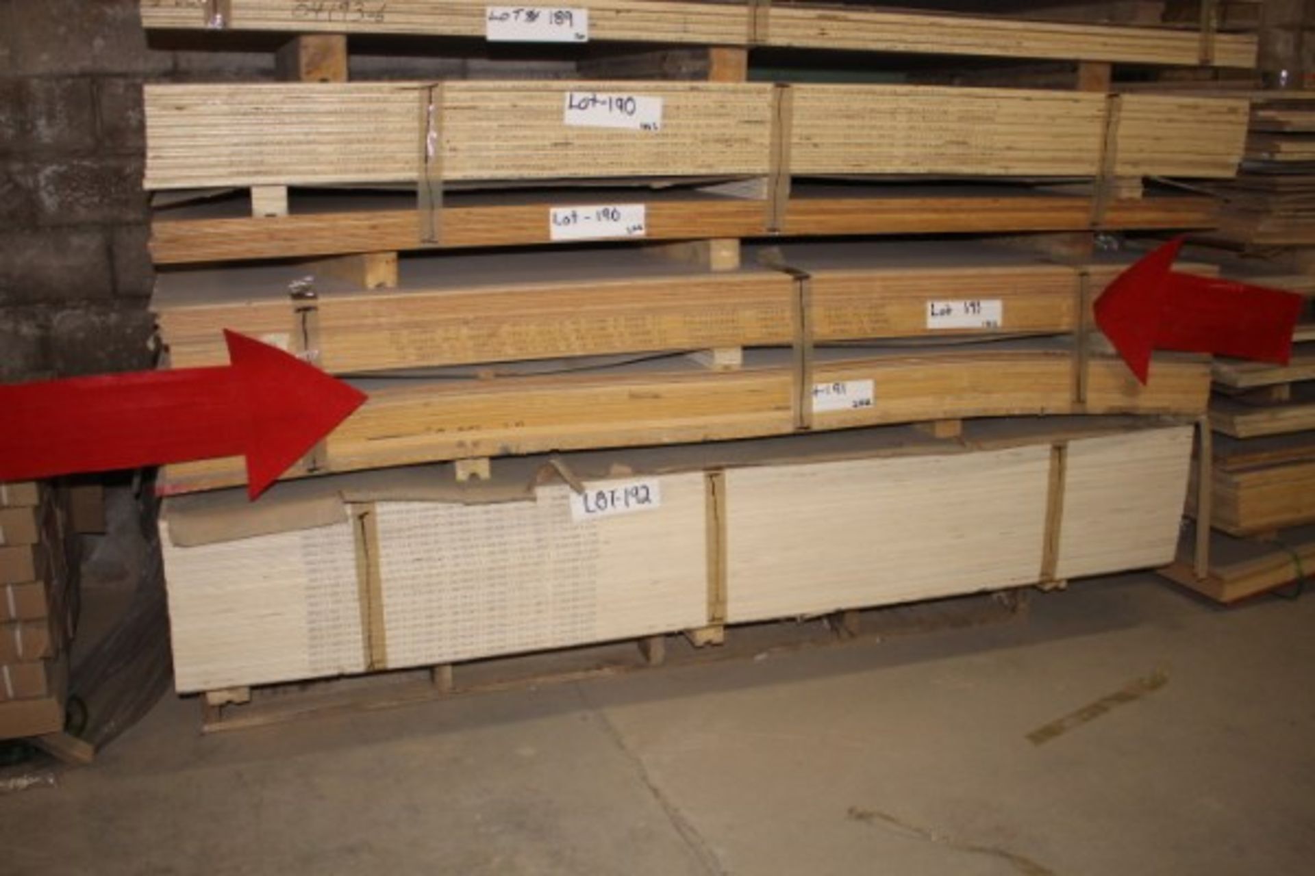 Lot of 4 x 8 x 3/4" oak plywood 11 sheets 3/8" okume