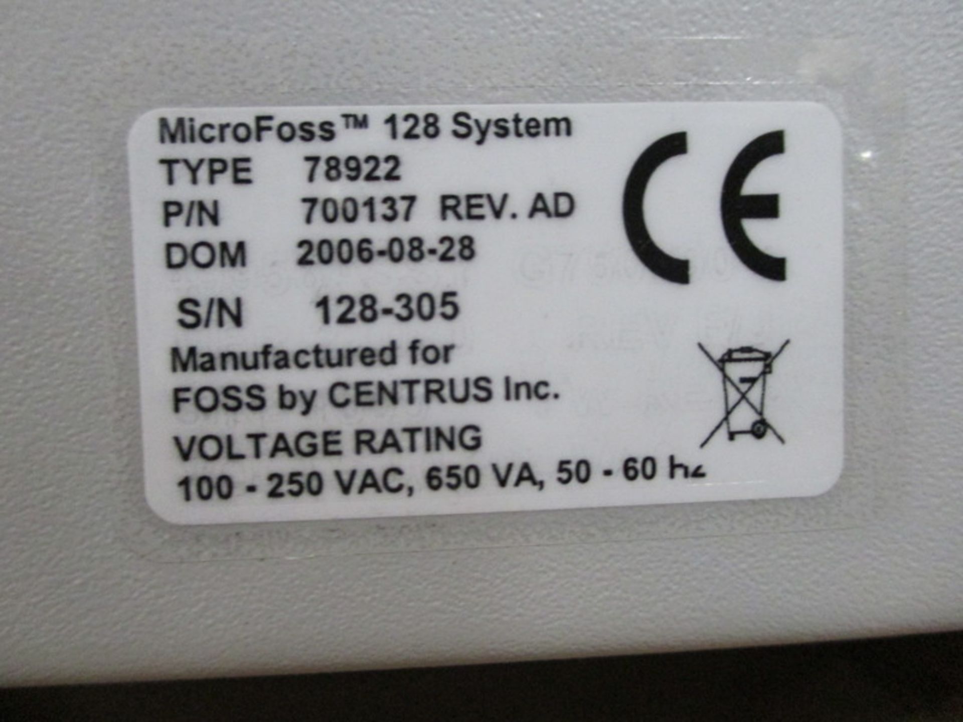 Foss MicroFoss 128 Incubator - Image 2 of 3