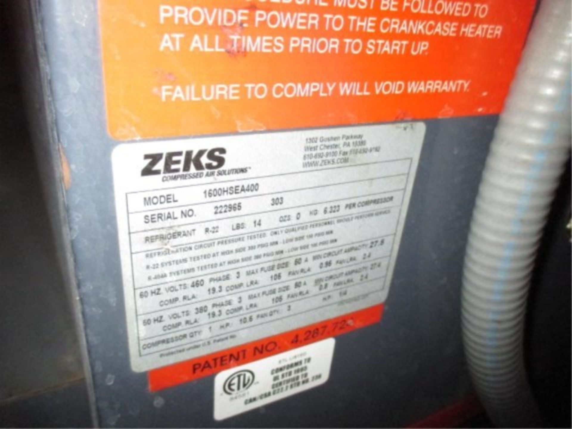 Zeks Air Dryer - Image 2 of 2