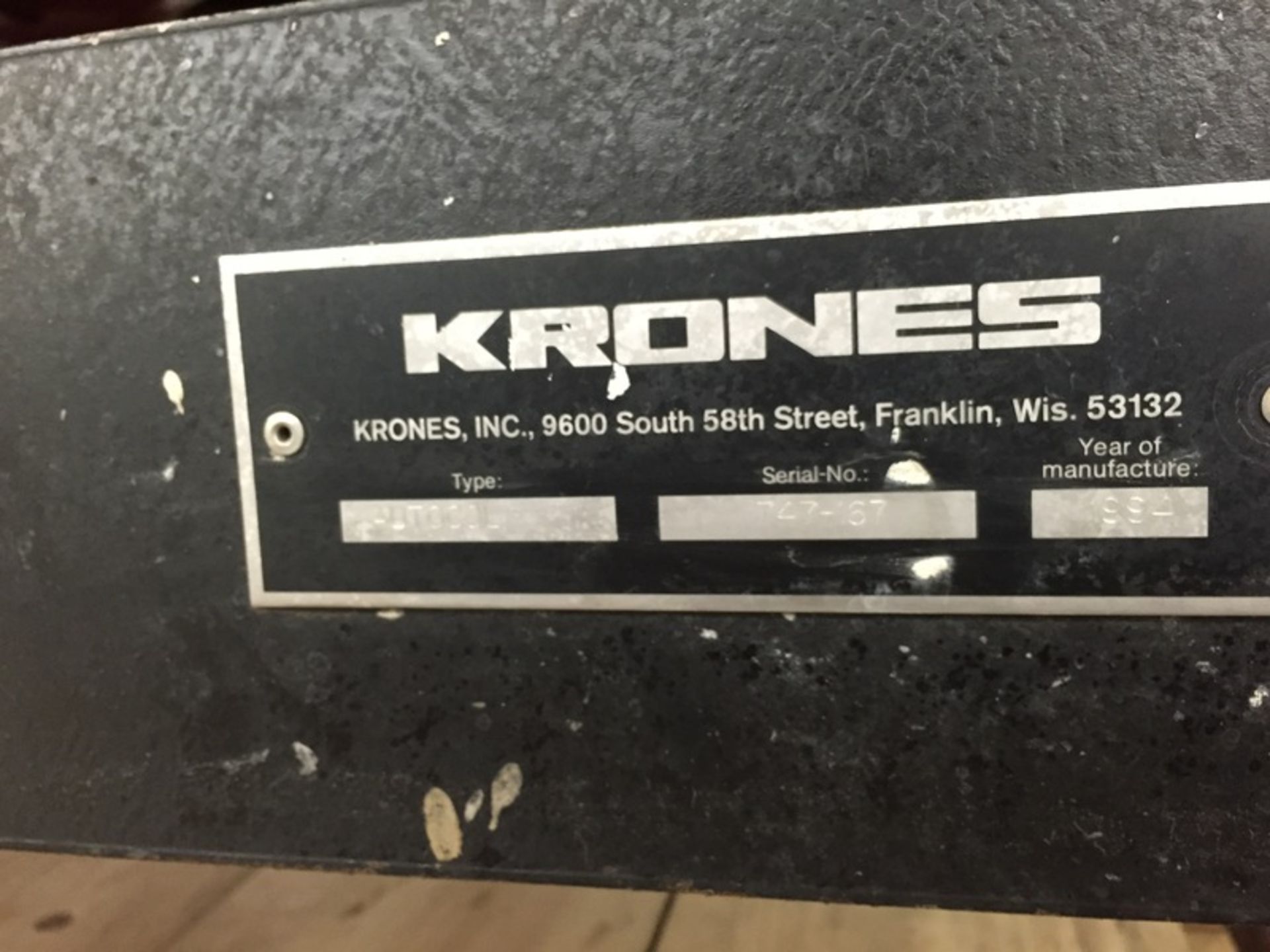Krones Autocol Pressure Sensitive Labeler - Image 11 of 11