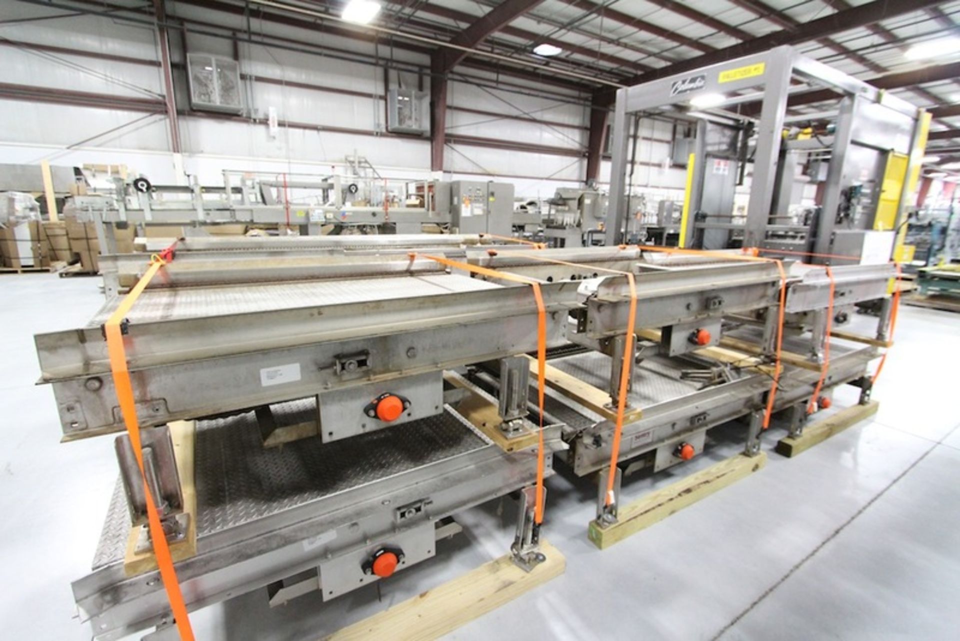 Sentry Stainless Steel Pallet Conveyors, 50ft