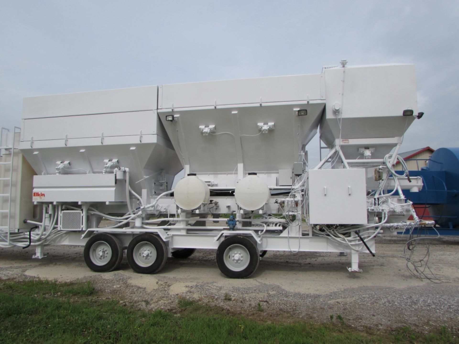 2007 Elkin Portable/ Mobile Concrete Batch Plant, 12 Yard, Fully self contained with John Deere - Image 4 of 43