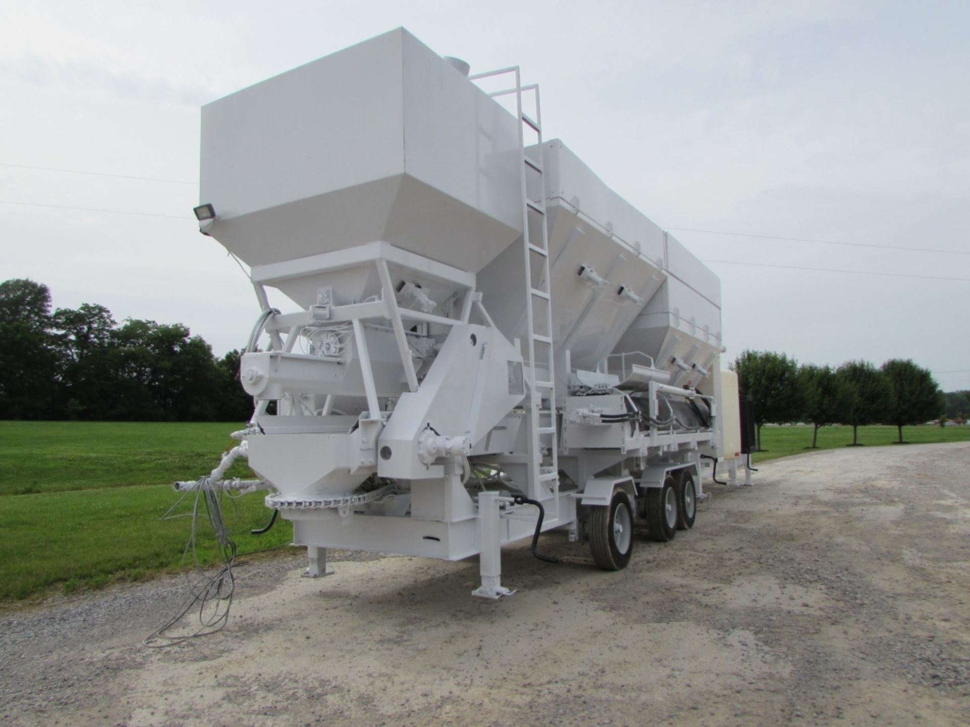 2007 Elkin Portable/ Mobile Concrete Batch Plant, 12 Yard, Fully self contained with John Deere - Image 7 of 43