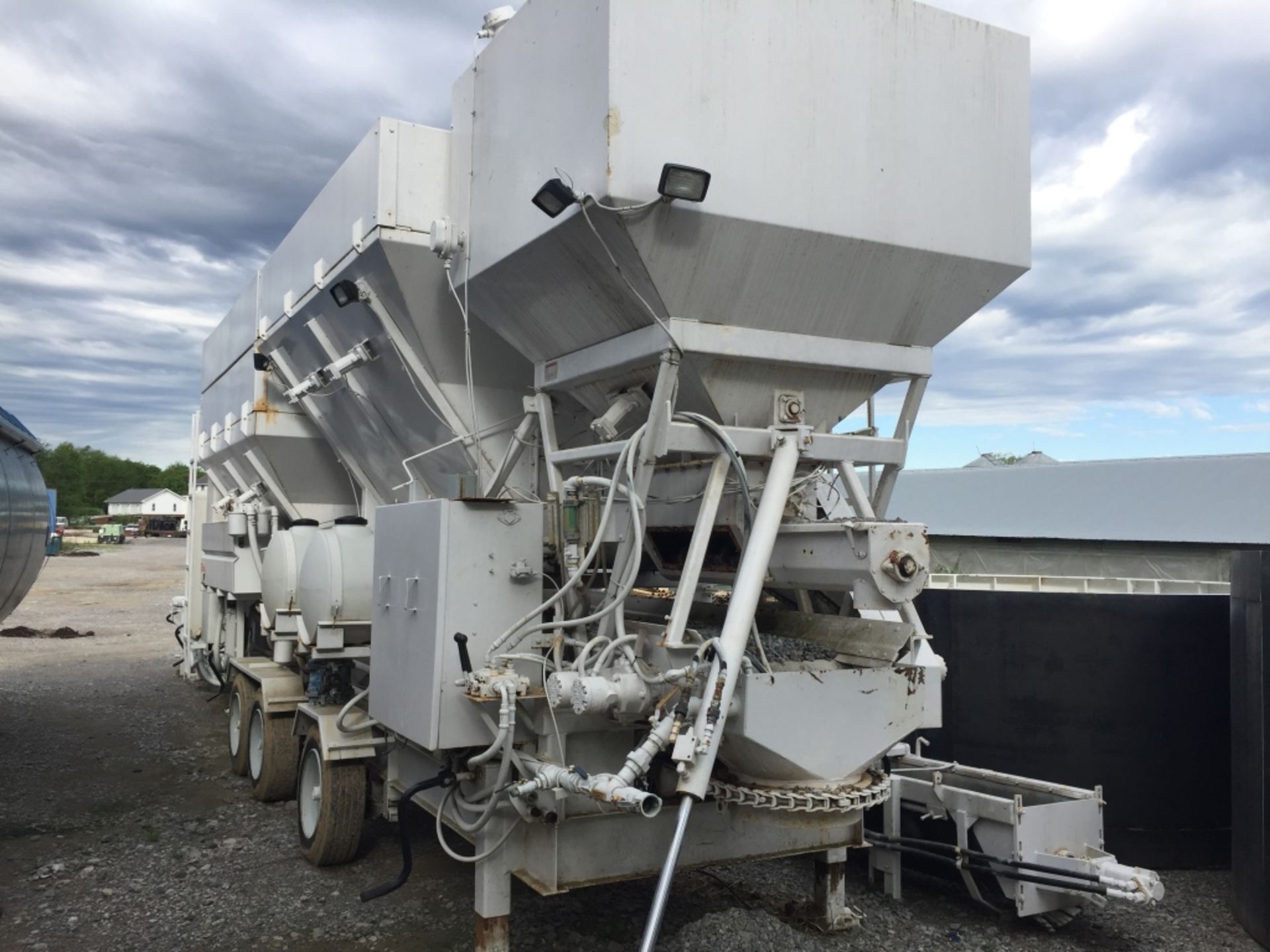 2007 Elkin Portable/ Mobile Concrete Batch Plant, 12 Yard, Fully self contained with John Deere - Image 17 of 43