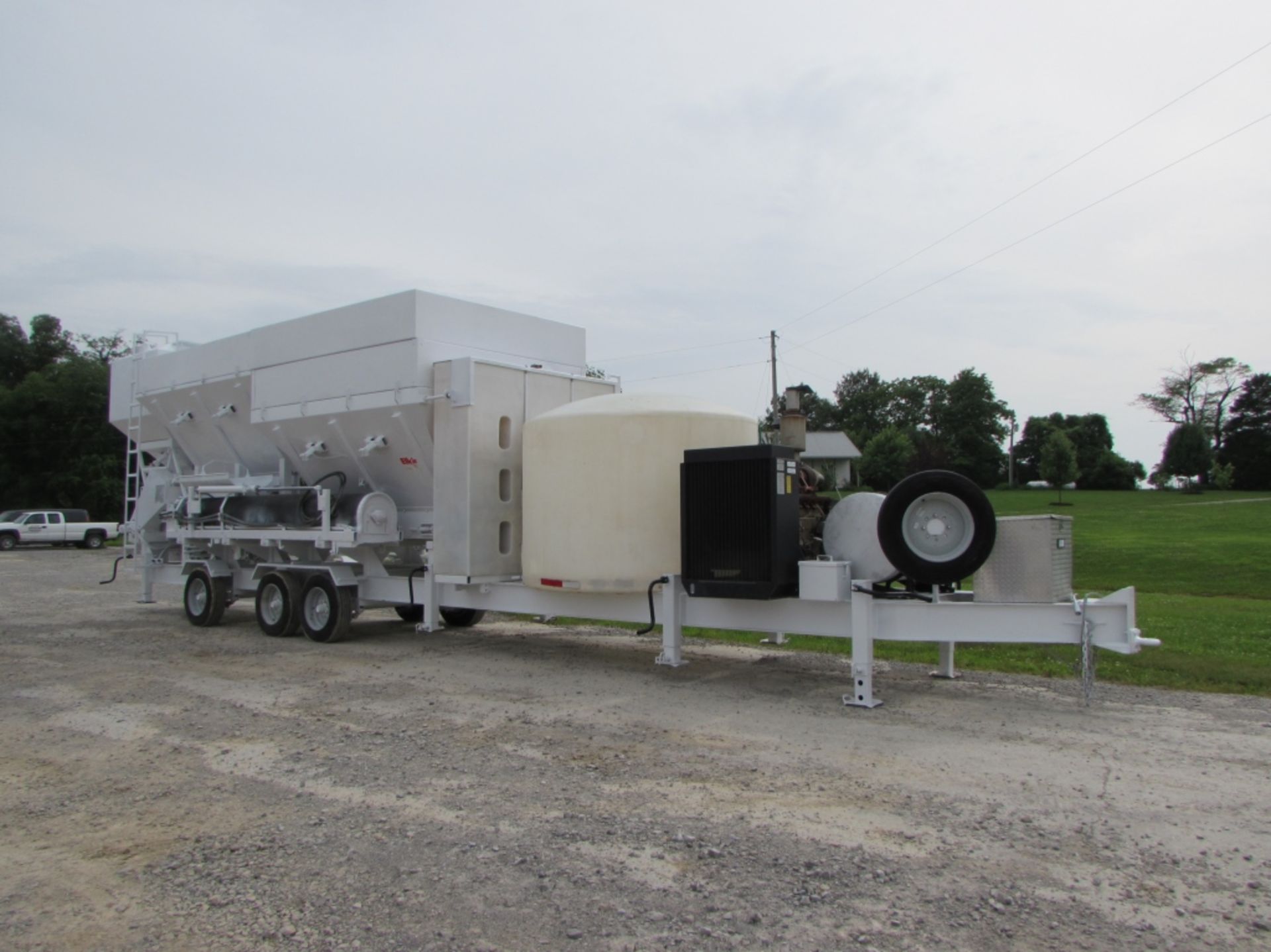 2007 Elkin Portable/ Mobile Concrete Batch Plant, 12 Yard, Fully self contained with John Deere - Image 3 of 43