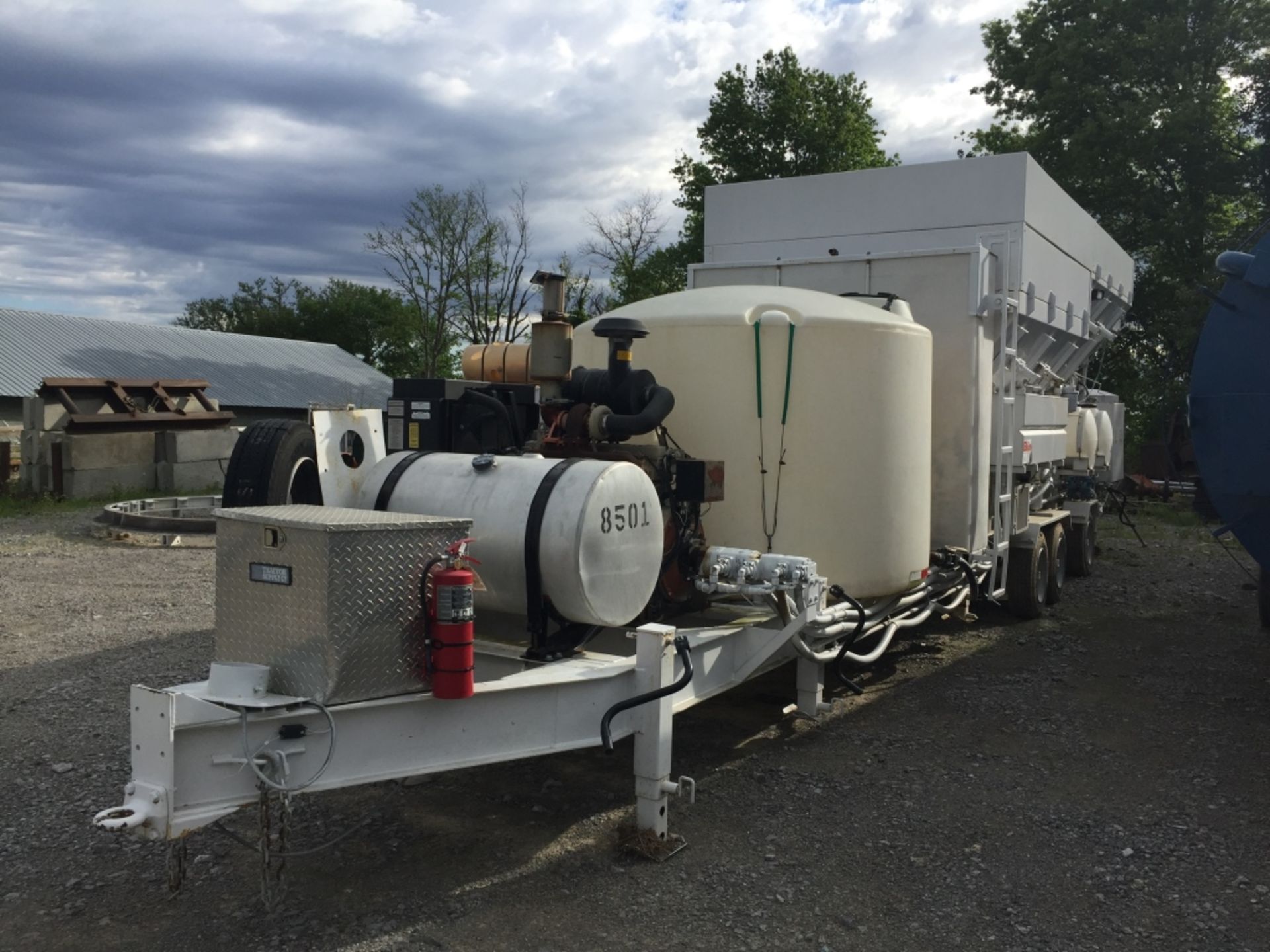 2007 Elkin Portable/ Mobile Concrete Batch Plant, 12 Yard, Fully self contained with John Deere - Image 12 of 43
