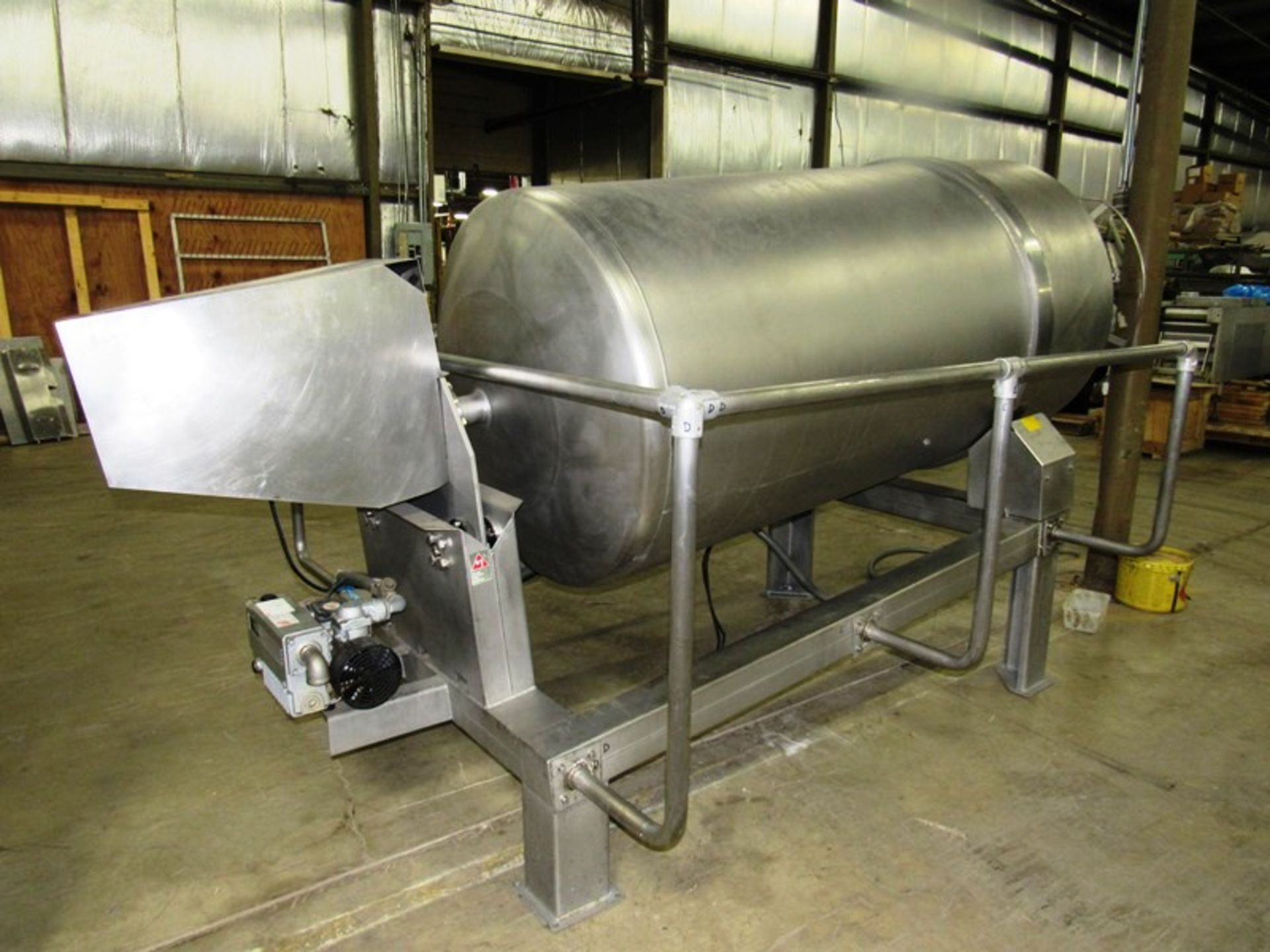 Sipromac Mdl VT2000 S.S. Vacuum Tumbler, 2,000 LB/907Kg, variable speed, reverse rotation for - Image 3 of 8
