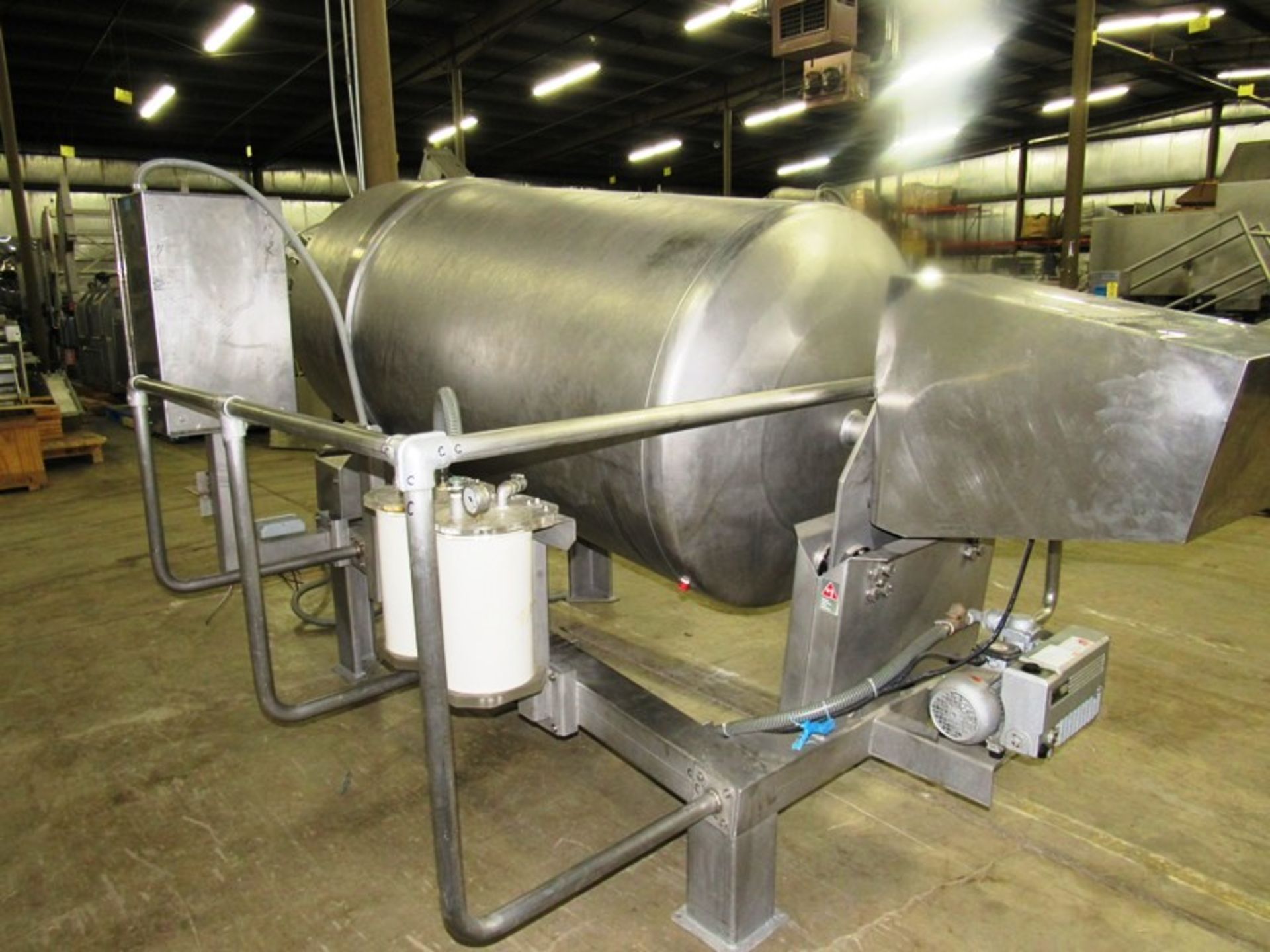 Sipromac Mdl VT2000 S.S. Vacuum Tumbler, 2,000 LB/907Kg, variable speed, reverse rotation for - Image 2 of 8