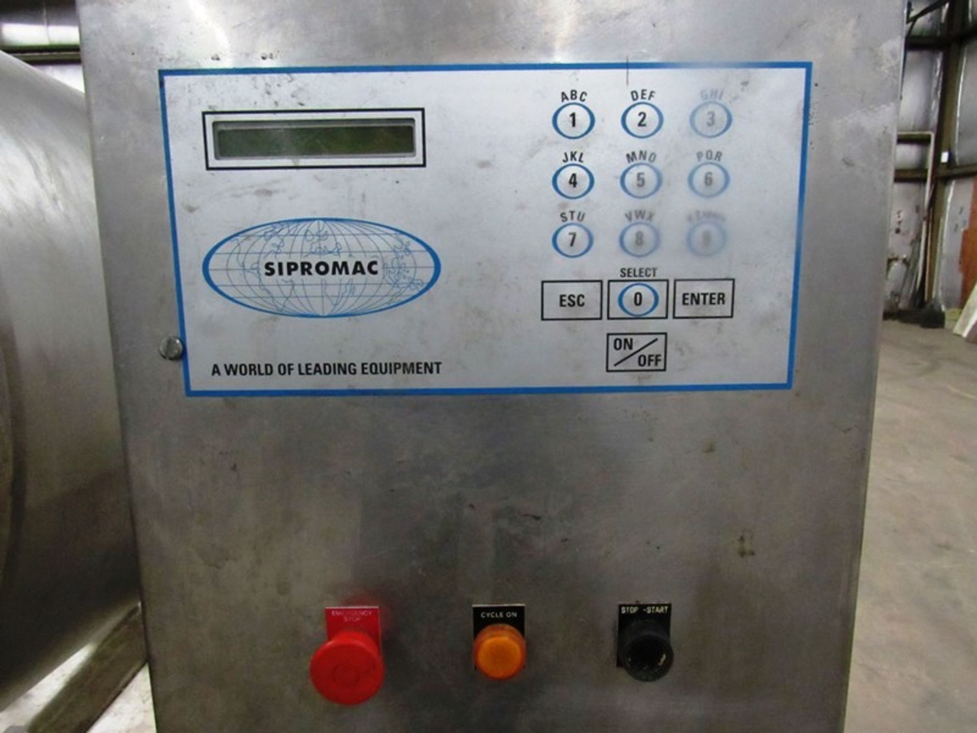 Sipromac Mdl VT2000 S.S. Vacuum Tumbler, 2,000 LB/907Kg, variable speed, reverse rotation for - Image 5 of 8