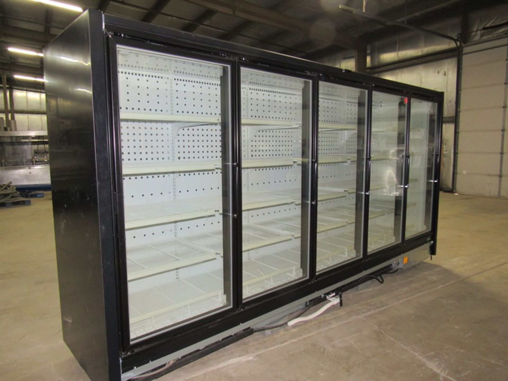 Zero Zone Mdl. 5RVZC30 5-Door Reach In Lighted Freezer, 63" doors, 139" L X 36" D X 83" T, 120 volts