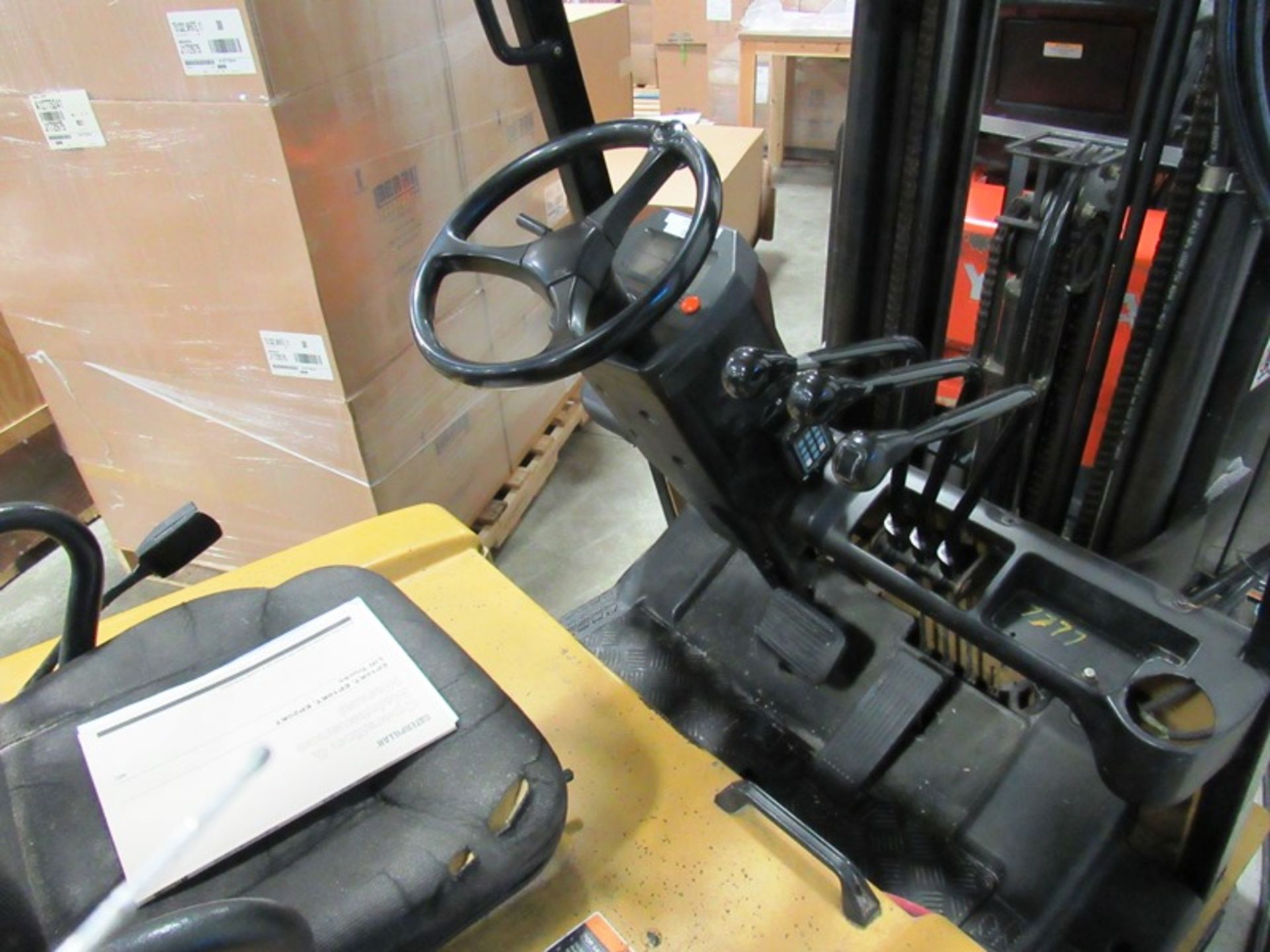 Caterpillar Mdl. EP16KT Electric Forklift Triple Mast, Ser. #ETB4B01476, side shift, 2750 Lbs. - Image 2 of 4