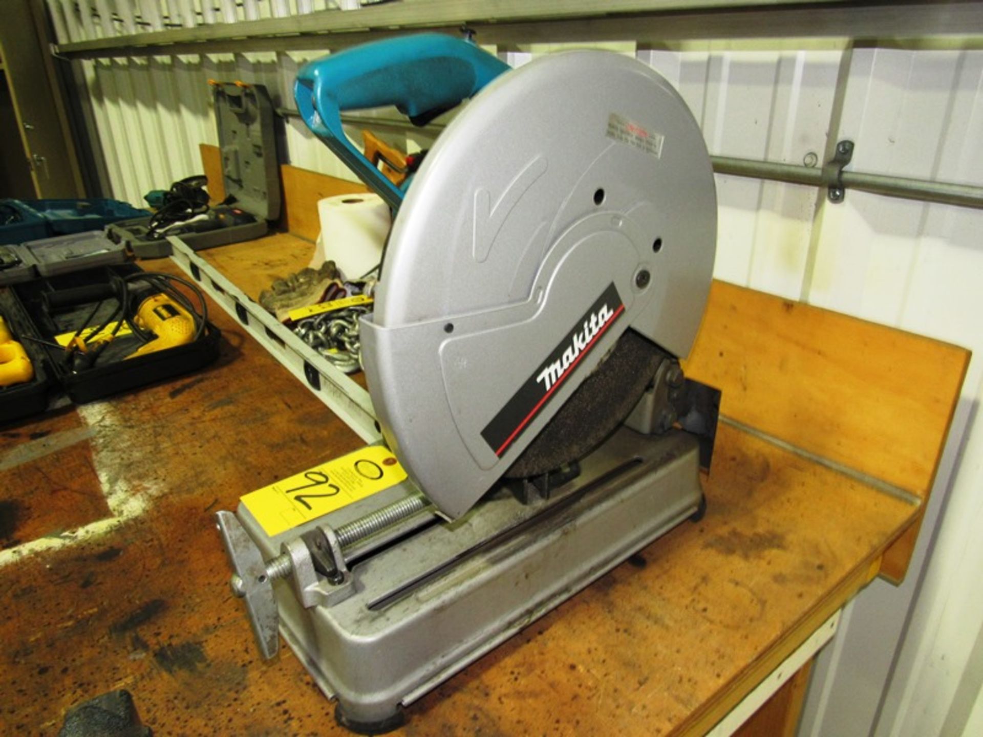 Makita Mdl. 2414B Chop Saw, 14" blade (Removal Begins July 5th) Loading Fee $35 Rigger: Norm Pavlish