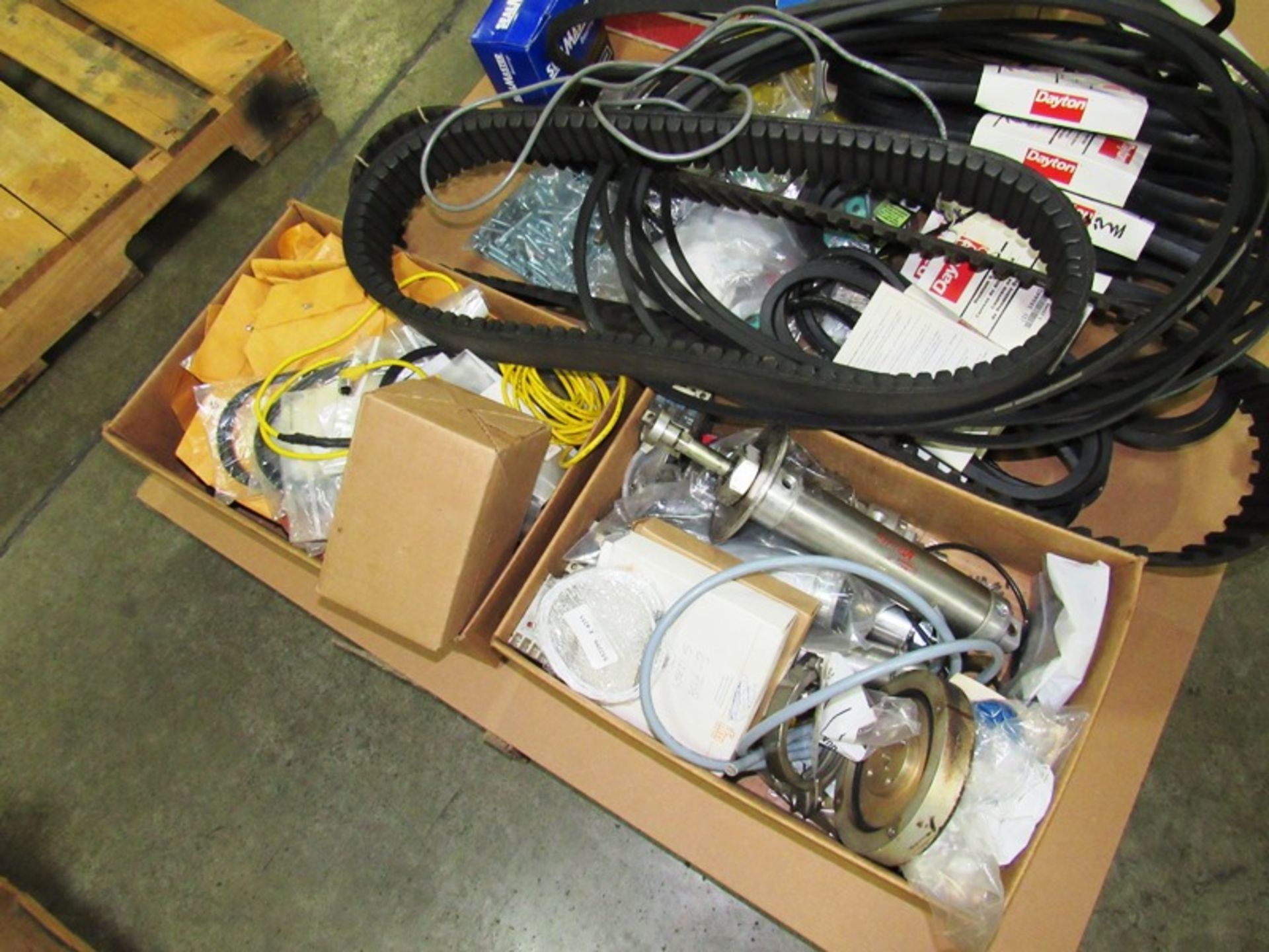 Skid of Mainly Vemag Parts: Belts, Filters, Photo Eye Sensors, Contactors, Gears, Pneumatic - Image 3 of 4