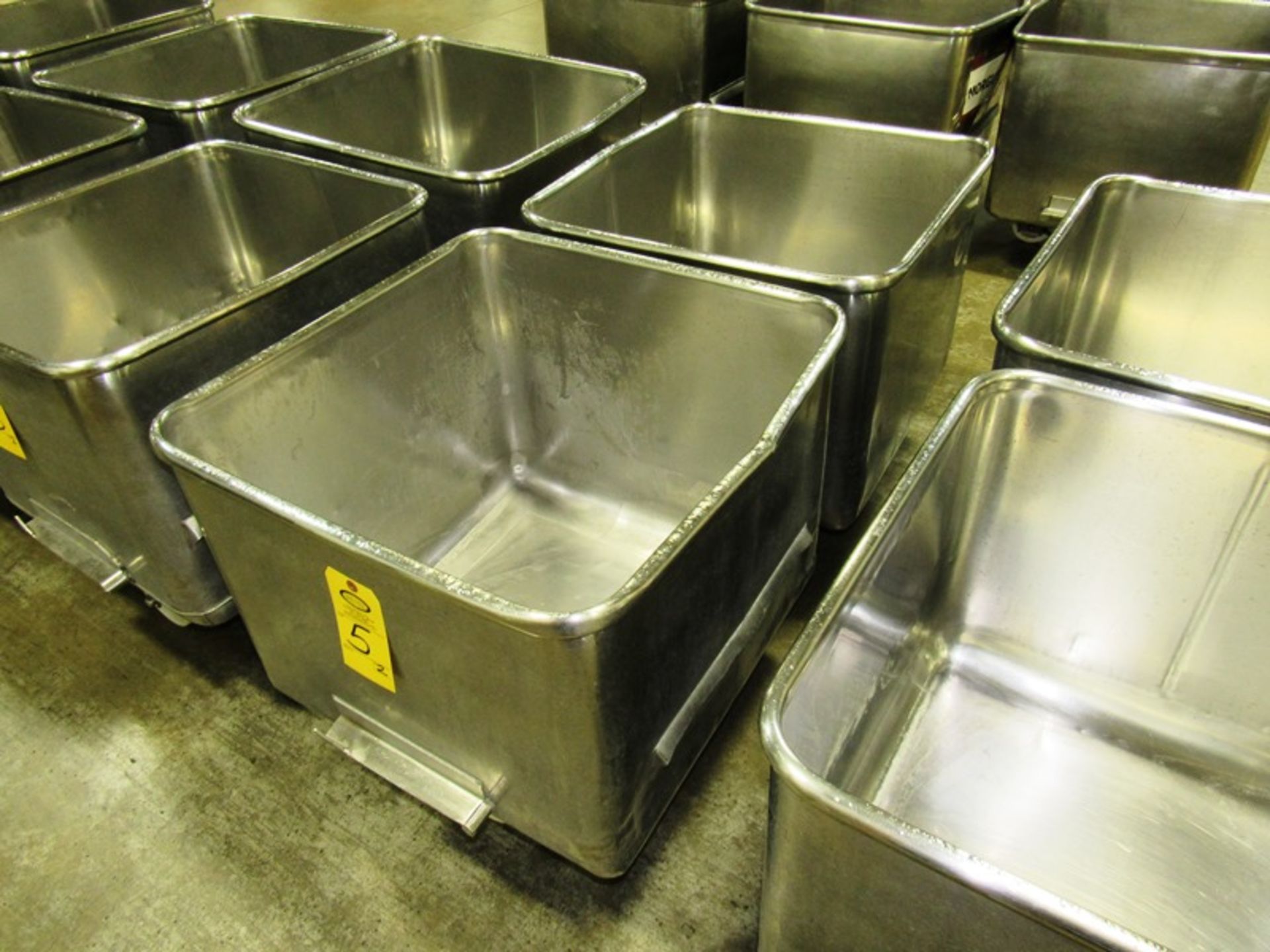 Stainless Steel Dump Buggies, 400 Lb. capacity (Removal Begins July 5th) Loading Fee $35 Rigger: