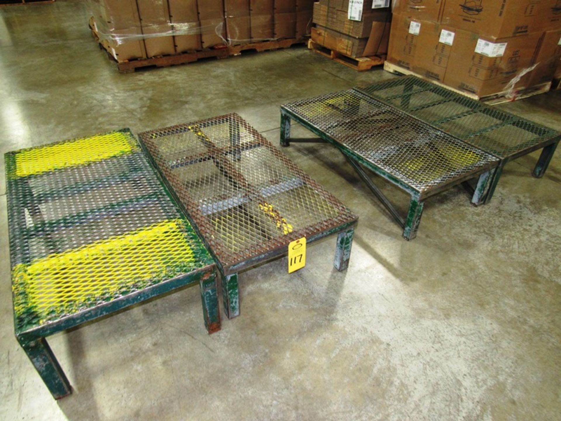 (4) Steel Dunnage Racks, 24" W X 48" L X 12" T (Removal Begins July 5th) Loading Fee $35 Rigger: