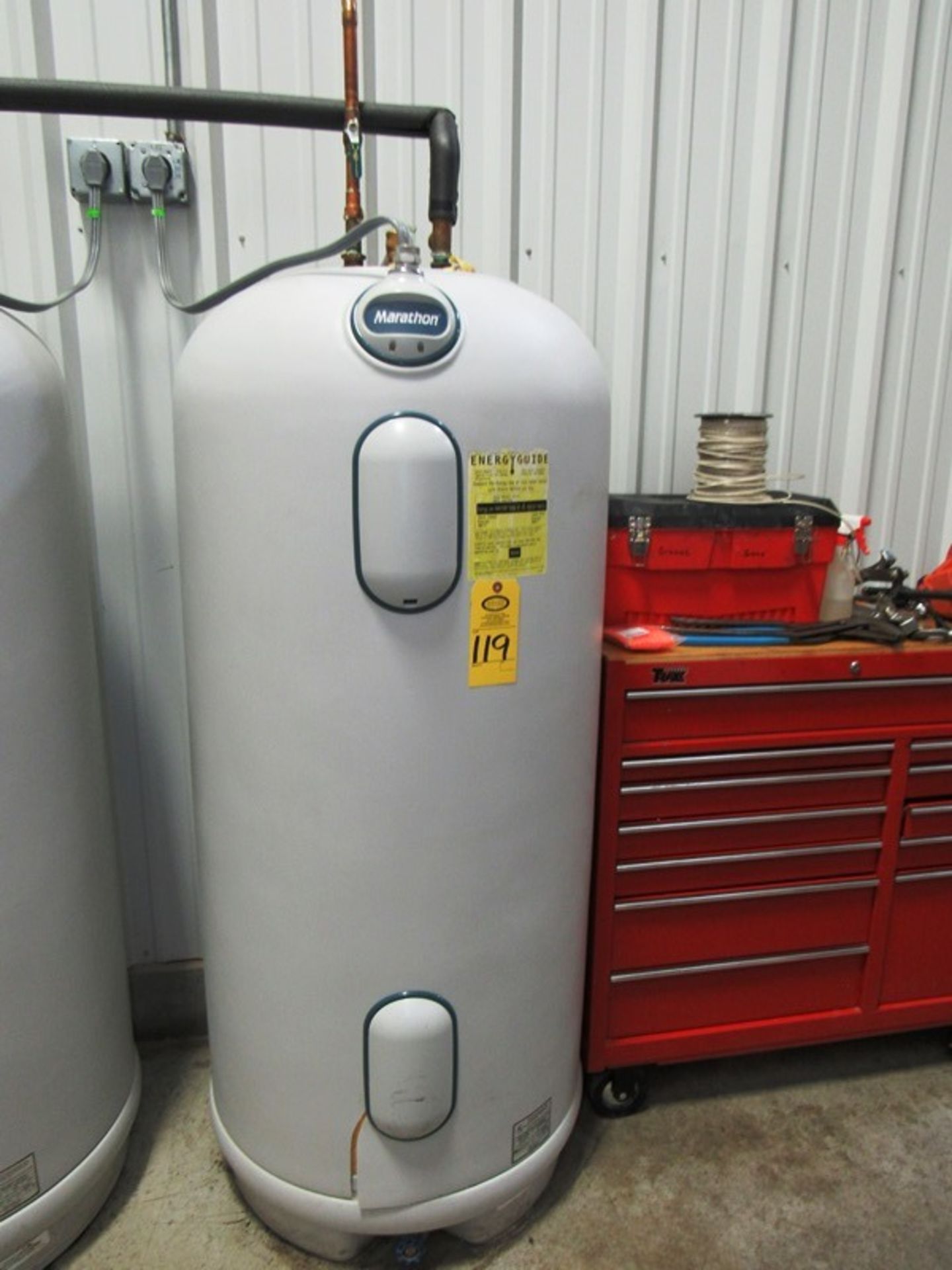 Marathon Mdl. MR105245B Electric Water Heater, 105 gallon capacity, 240 volts (Removal Begins July