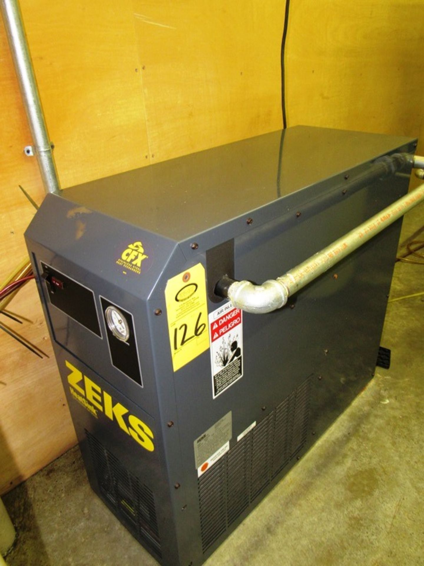 Zeks Mdl. 100HSGA100 Compressed Air Dryer, Ser. #245971M105 (Removal Begins July 5th) Loading Fee $