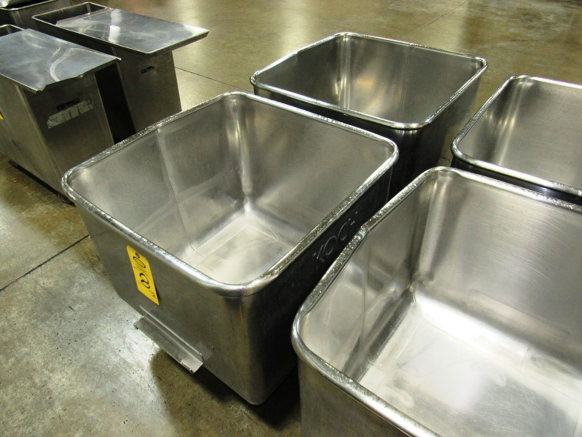 Stainless Steel Dump Buggies, 400 Lb. capacity (Removal Begins July 5th) Loading Fee $35 Rigger: