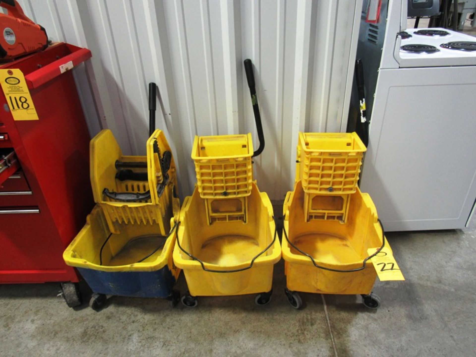Mop Buckets (Removal Begins July 5th) Loading Fee $35 Rigger: Norm Pavlish (402) 540-8843