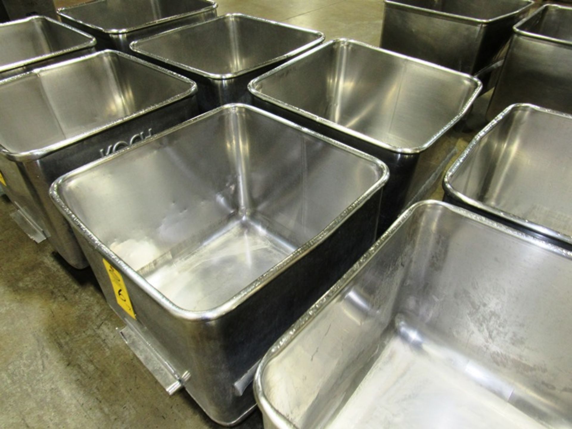 Stainless Steel Dump Buggies, 400 Lb. capacity (Removal Begins July 5th) Loading Fee $35 Rigger: