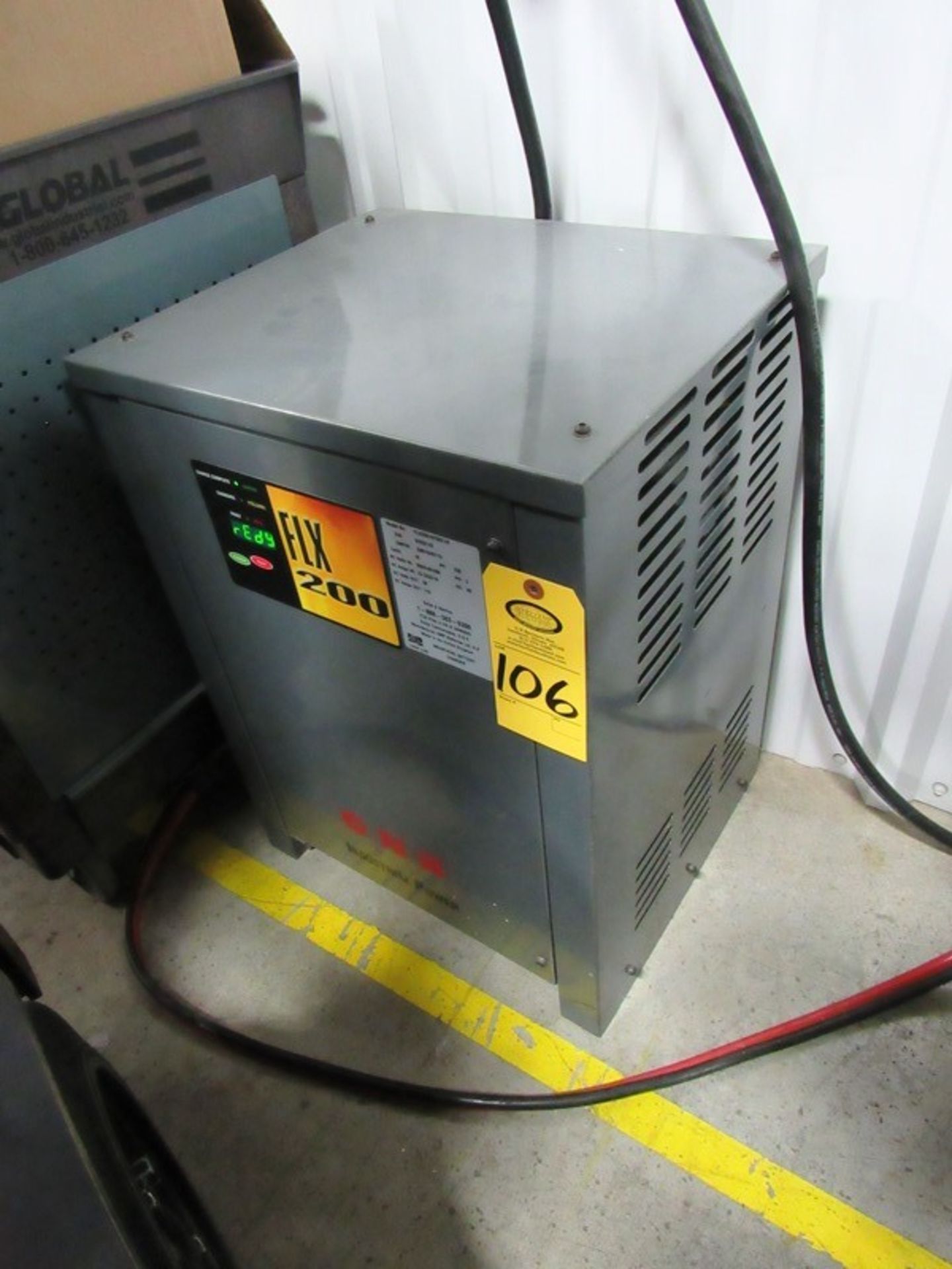 GNB Mdl. FLX20018750T1H 36 Volt Battery Charger, Ser. #0415014E, 208/240/480 volts (Removal Begins