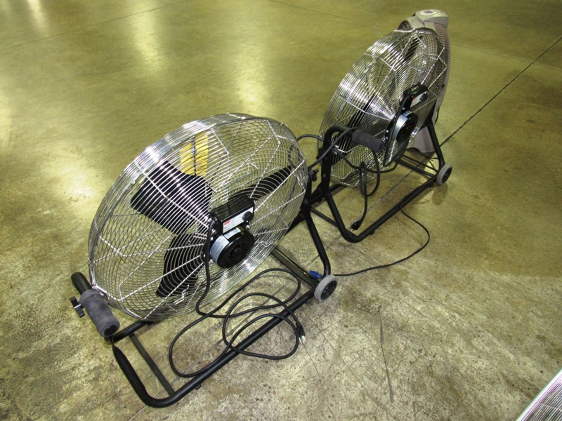 (2) Dayton Mdl. ZMAIIB 24" Dia. Fans & (1) Air King 19" Fan (Removal Begins July 5th) Loading Fee $ - Image 2 of 2