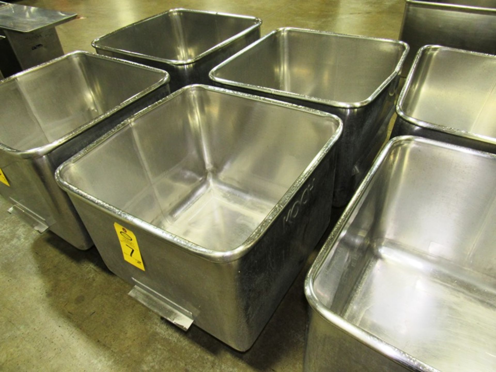Stainless Steel Dump Buggies, 400 Lb. capacity (Removal Begins July 5th) Loading Fee $35 Rigger: