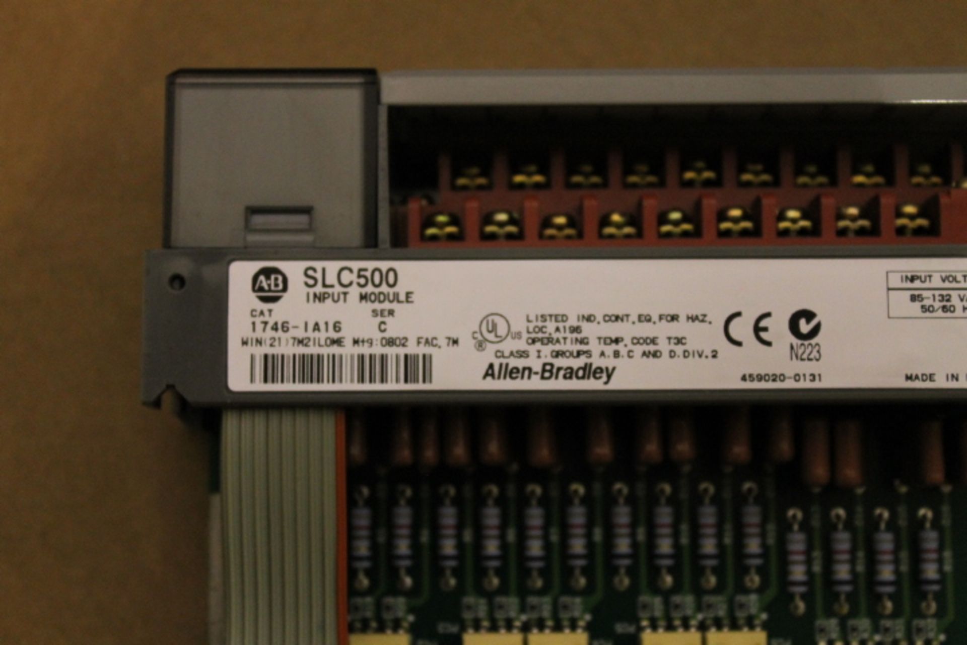 ALLEN-BRADLEY SLC 500 RACK W/ VARIOUS CARDS (SEE PICTURES) - Image 4 of 5