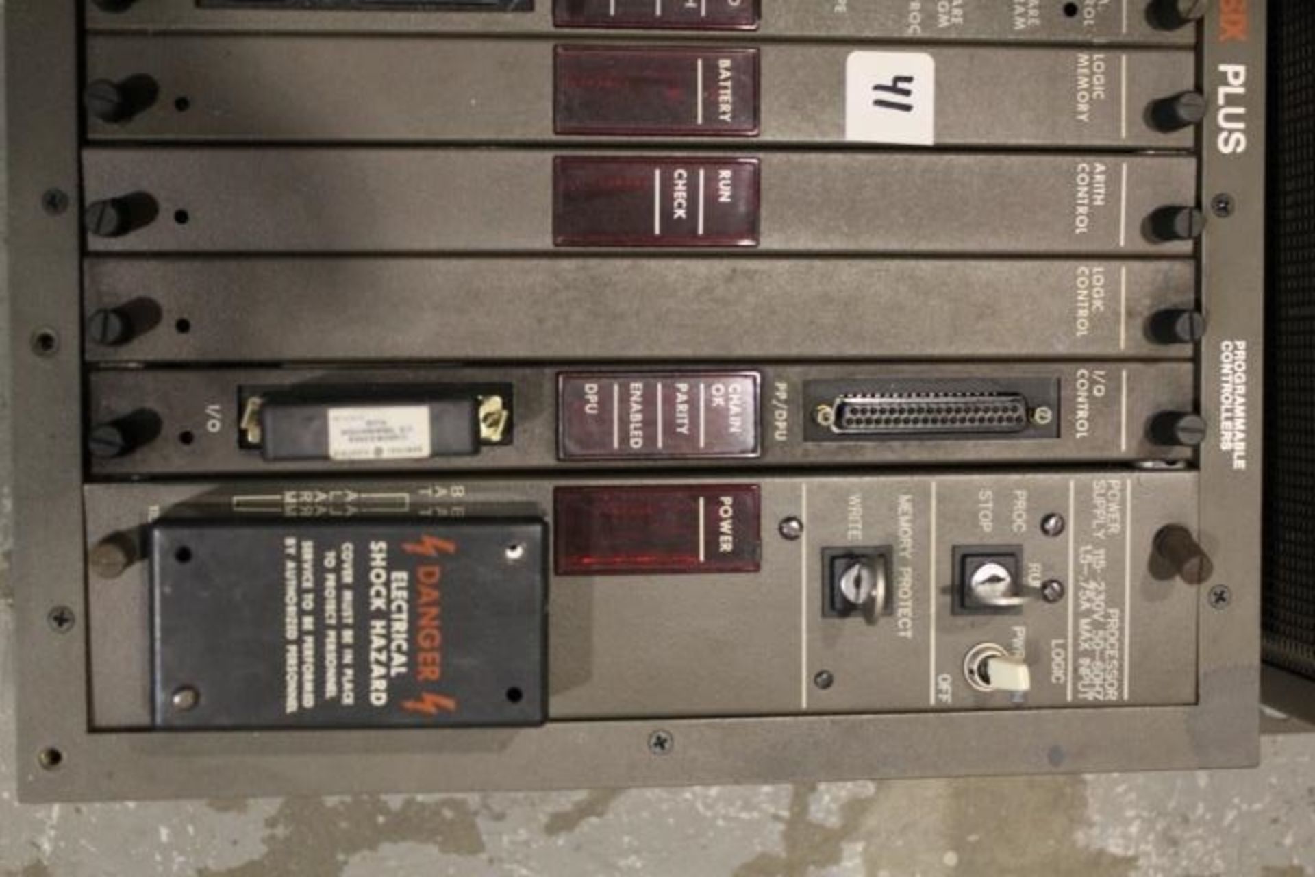 (LOT OF 2) GENERAL ELECTRIC SERIES SIX RACK W/ VARIOUS CARDS (SEE PICTURES) - Image 4 of 7