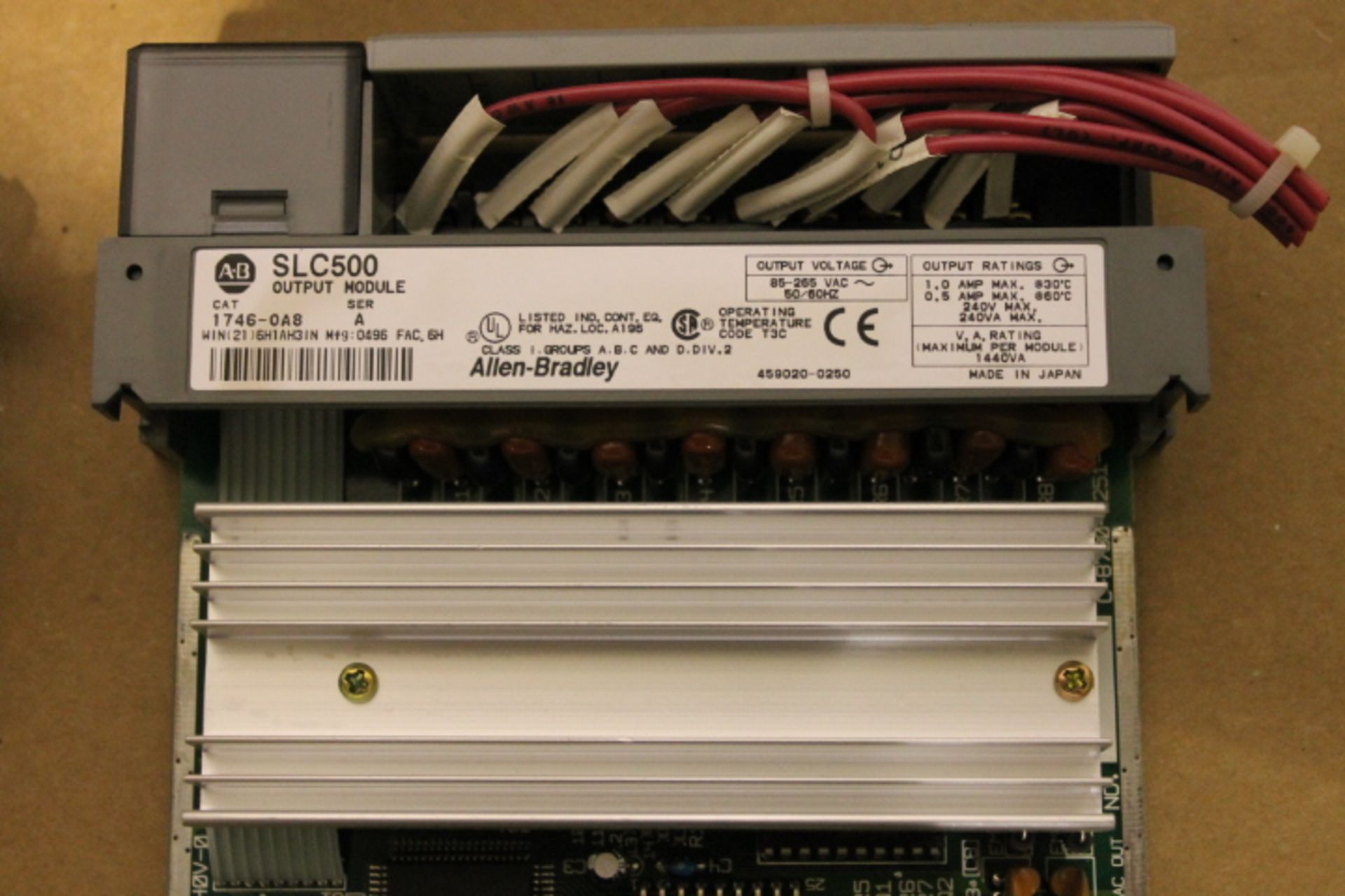 ALLEN-BRADLEY SLC 500 RACK W/ VARIOUS CARDS (SEE PICTURES) - Image 6 of 6