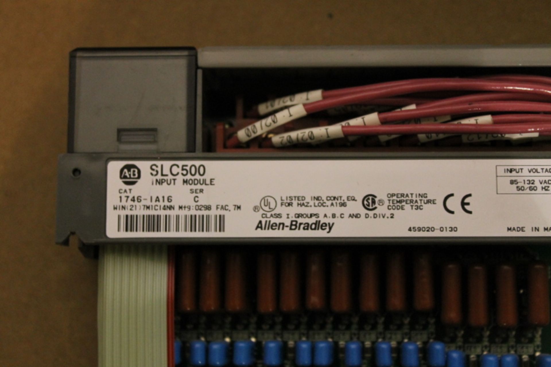 ALLEN-BRADLEY SLC 500 RACK W/ VARIOUS CARDS (SEE PICTURES) - Image 4 of 5