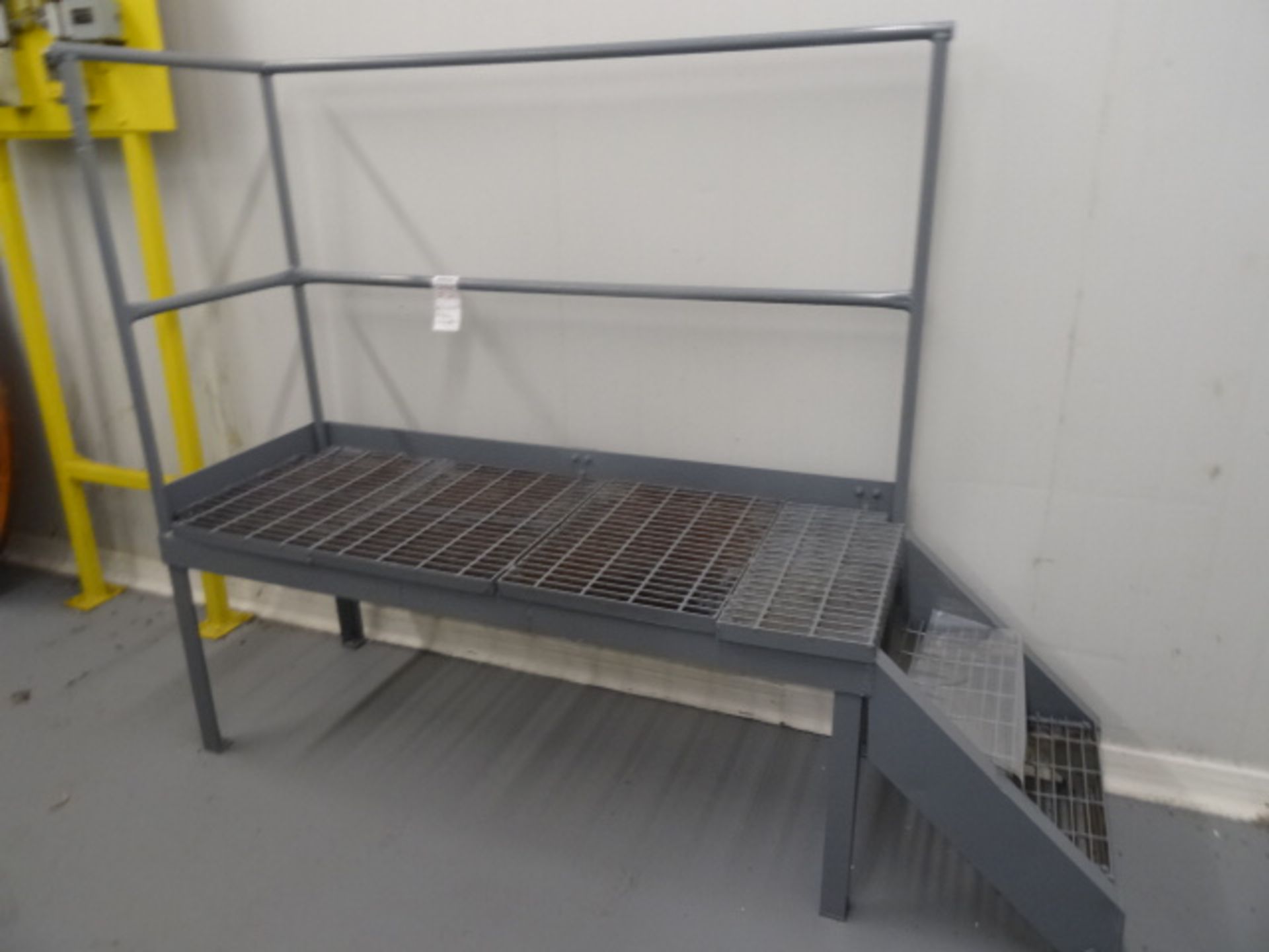 1x, 66" x 24" Platform with Handrail 26" High - Image 2 of 4