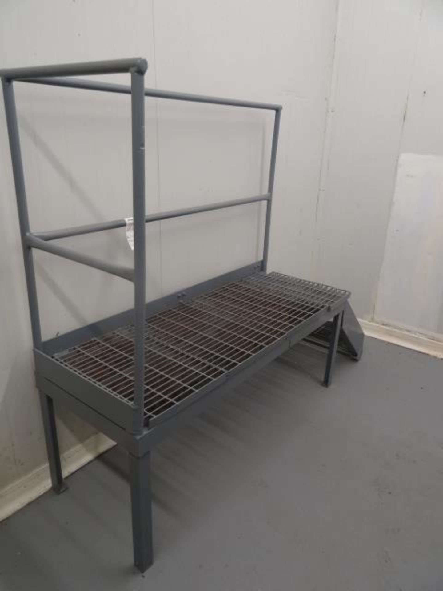 1x, 66" x 24" Platform with Handrail 26" High